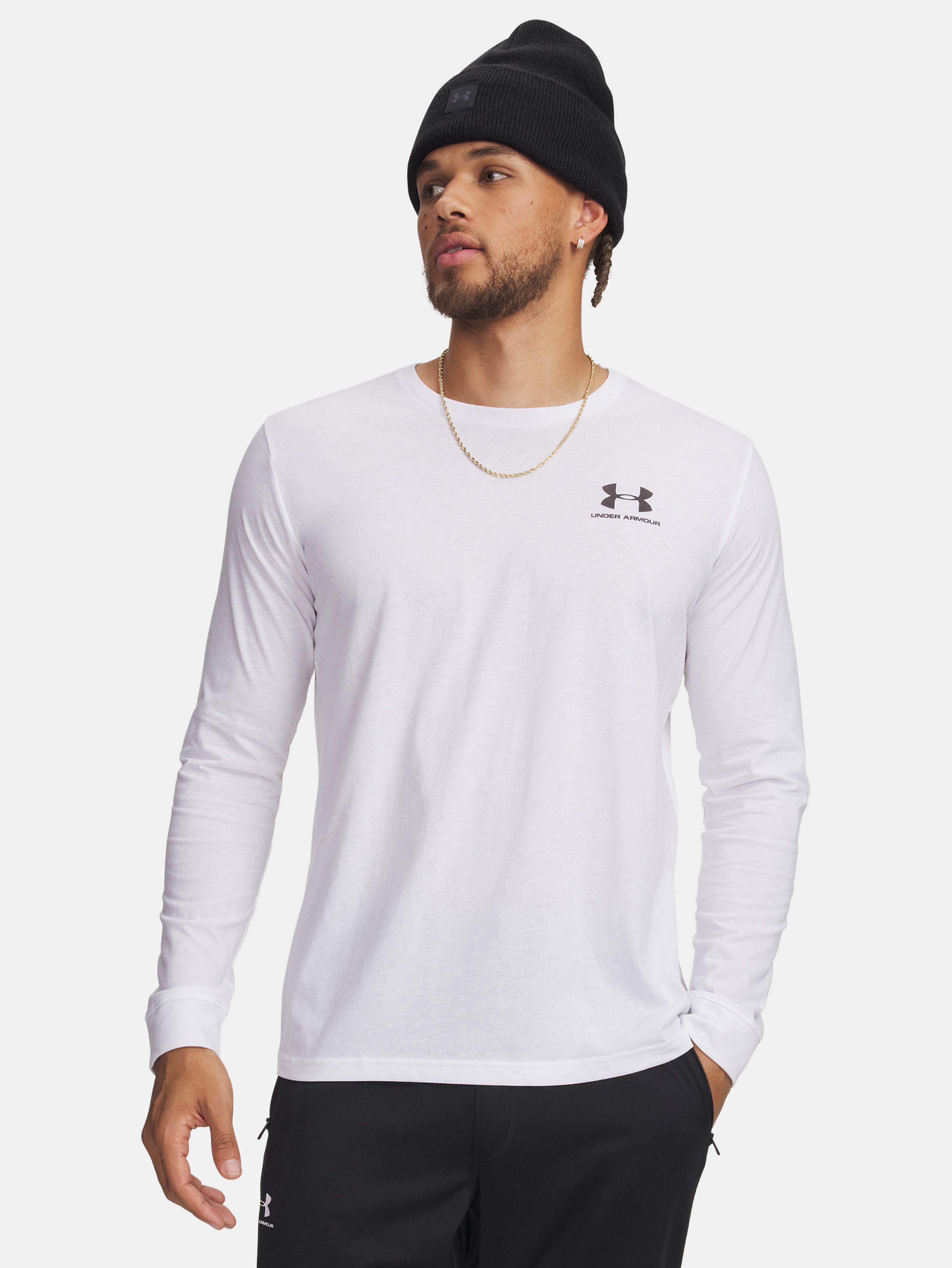 Férfi póló Under Armour SPORTSTYLE LEFT CHEST LS