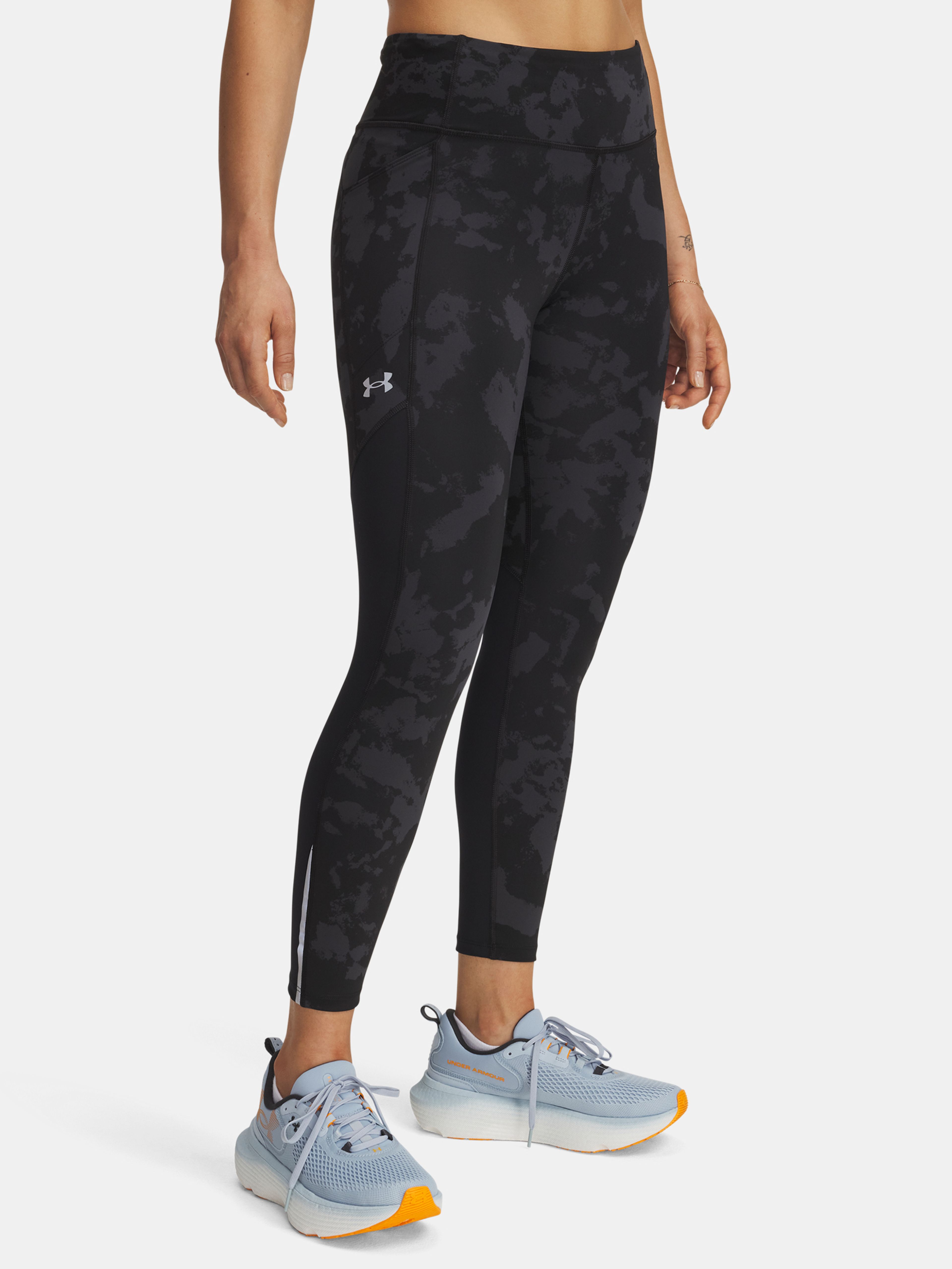 Ženske pajkice  Under Armour UA Launch Ankle Print Tights-BLK