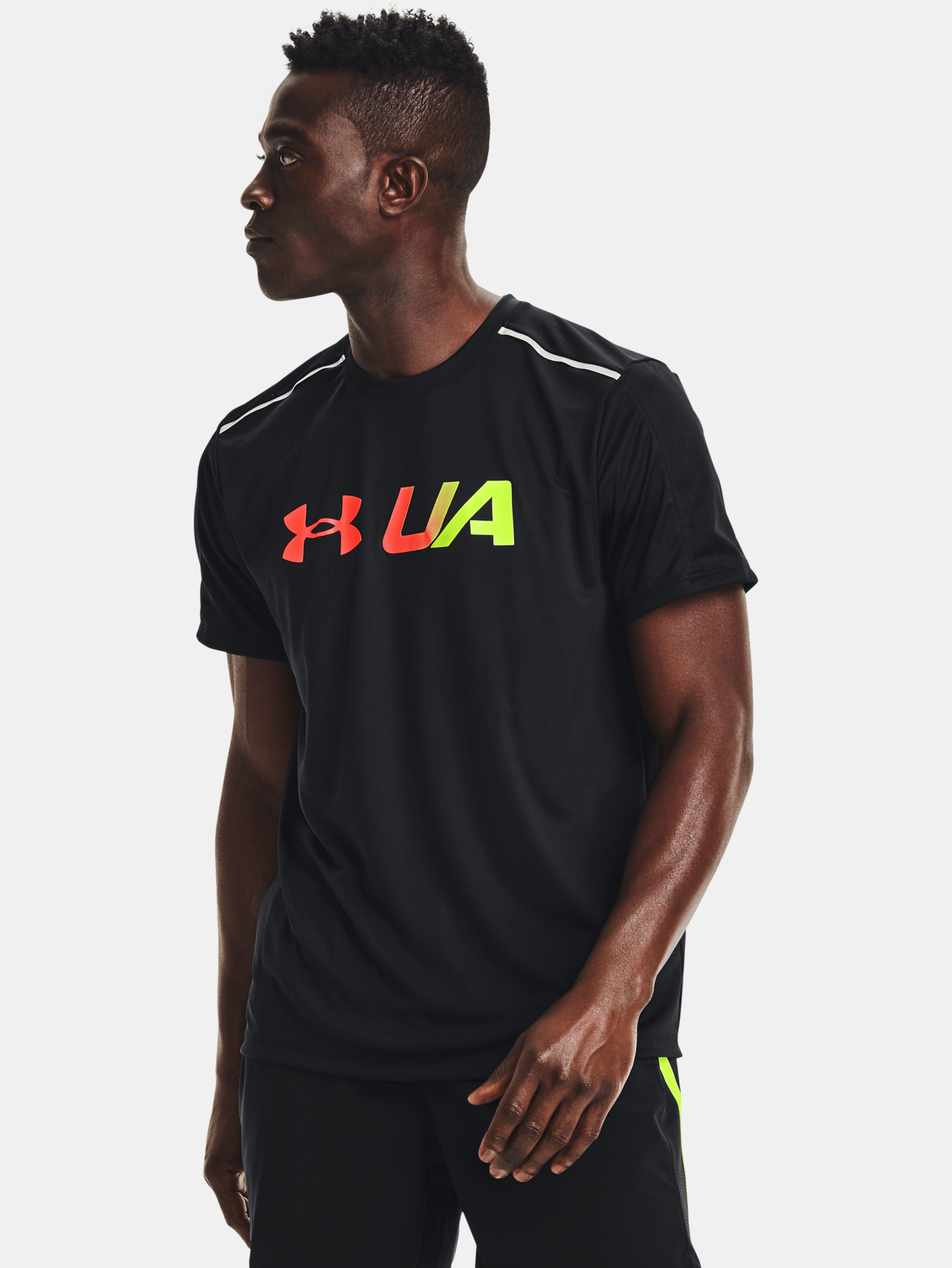 Férfi póló Under Armour RUN Graphic Print Fill SS