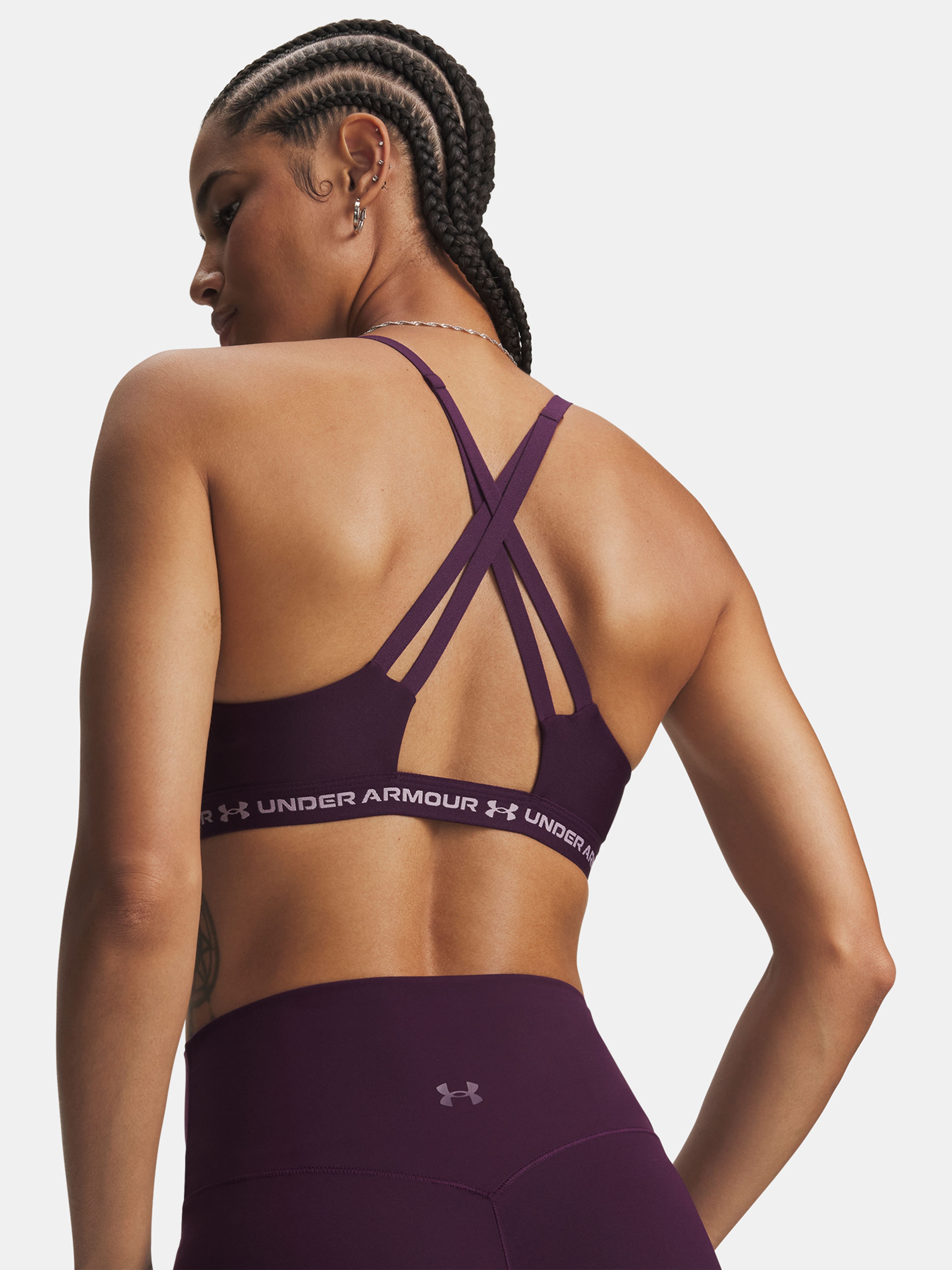 Sieviešu krūšturis Under Armour Crossback Low Strappy - 002