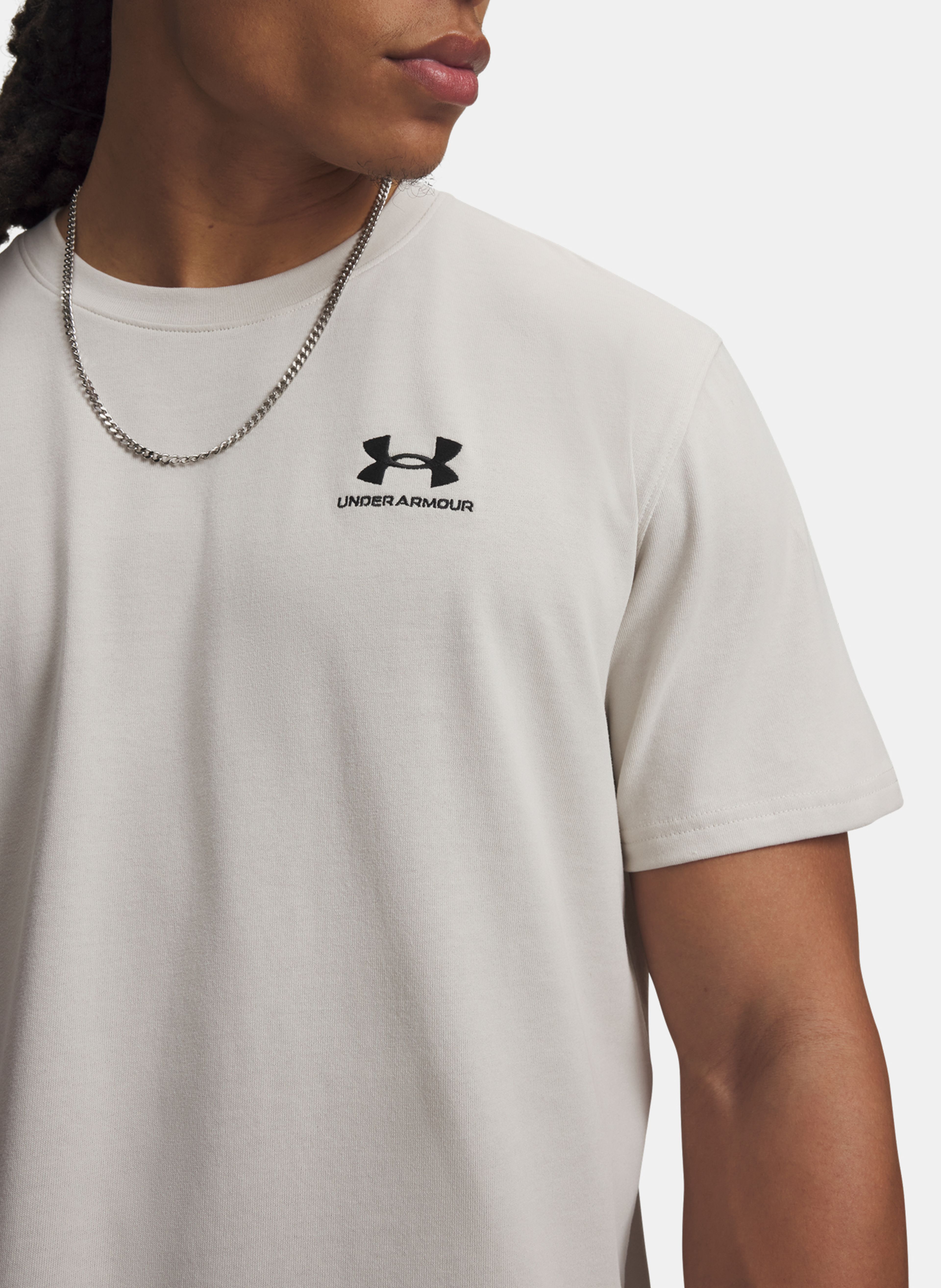 Moška majica Under Armour UA M LOGO EMB HEAVYWEIGHT SS - 003