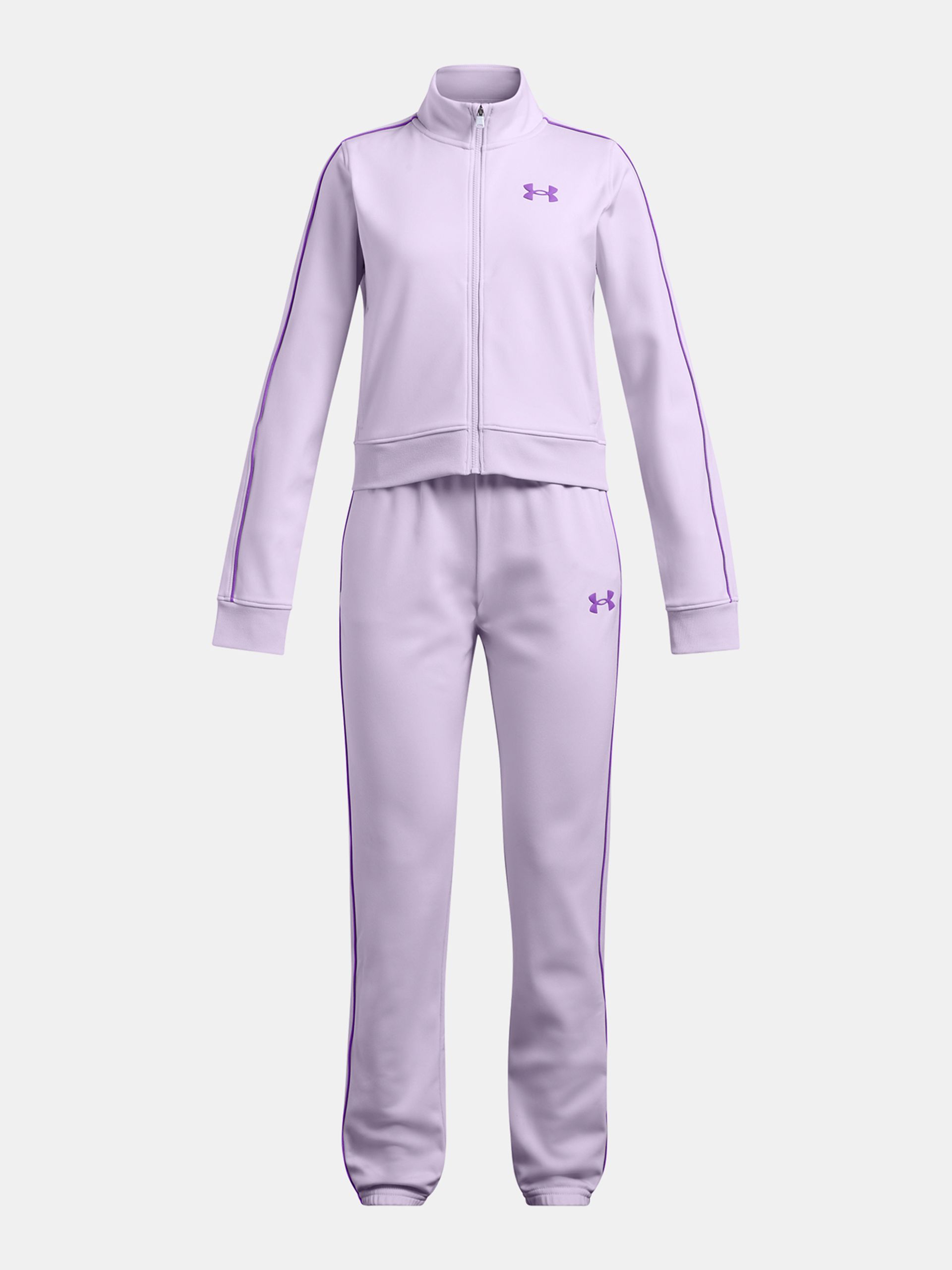 Lány szett Under Armour UA Icon Knit Crop Tracksuit-PPL - 001