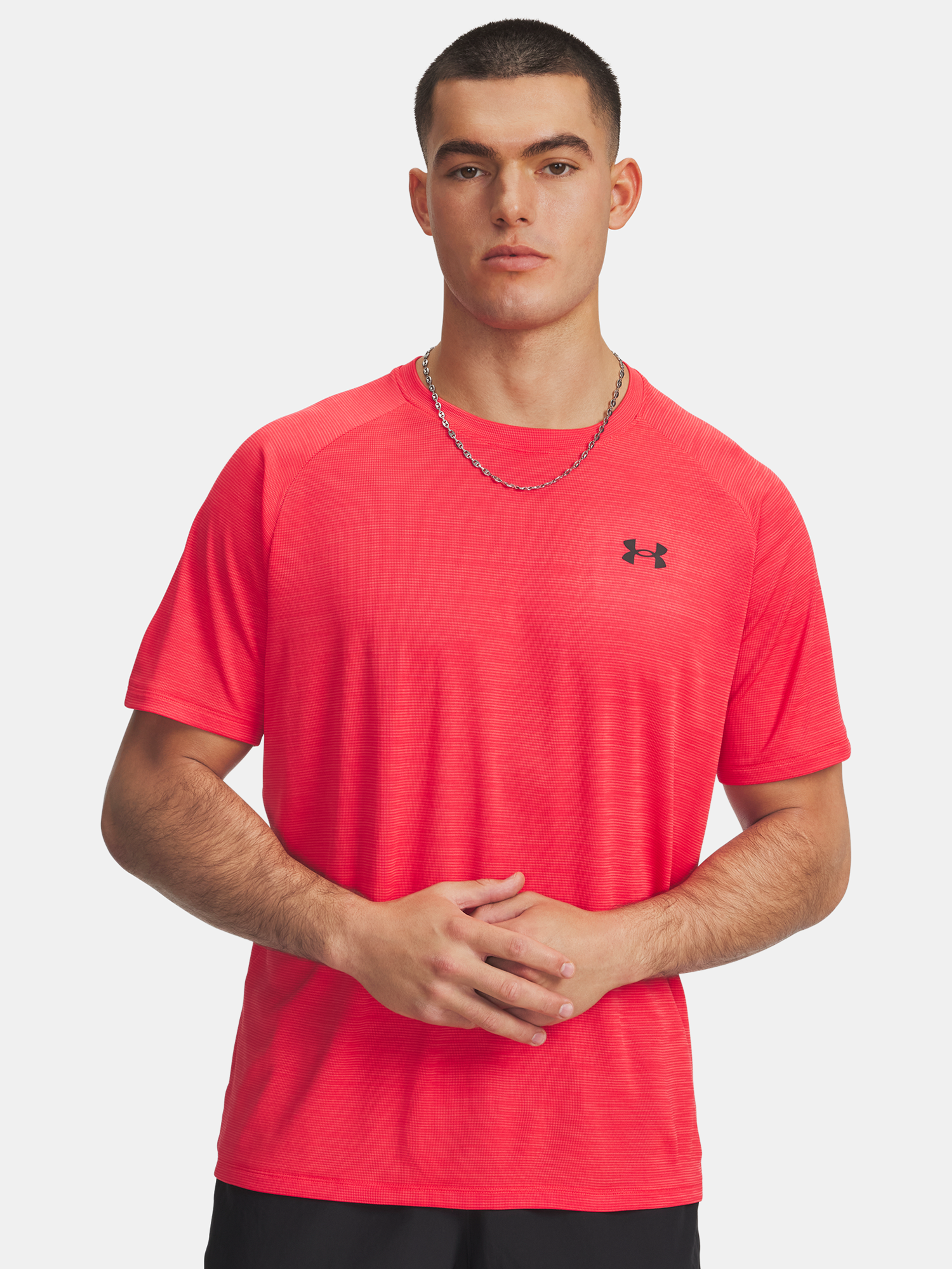 Férfi póló Under Armour UA Tech Textured SS-RED