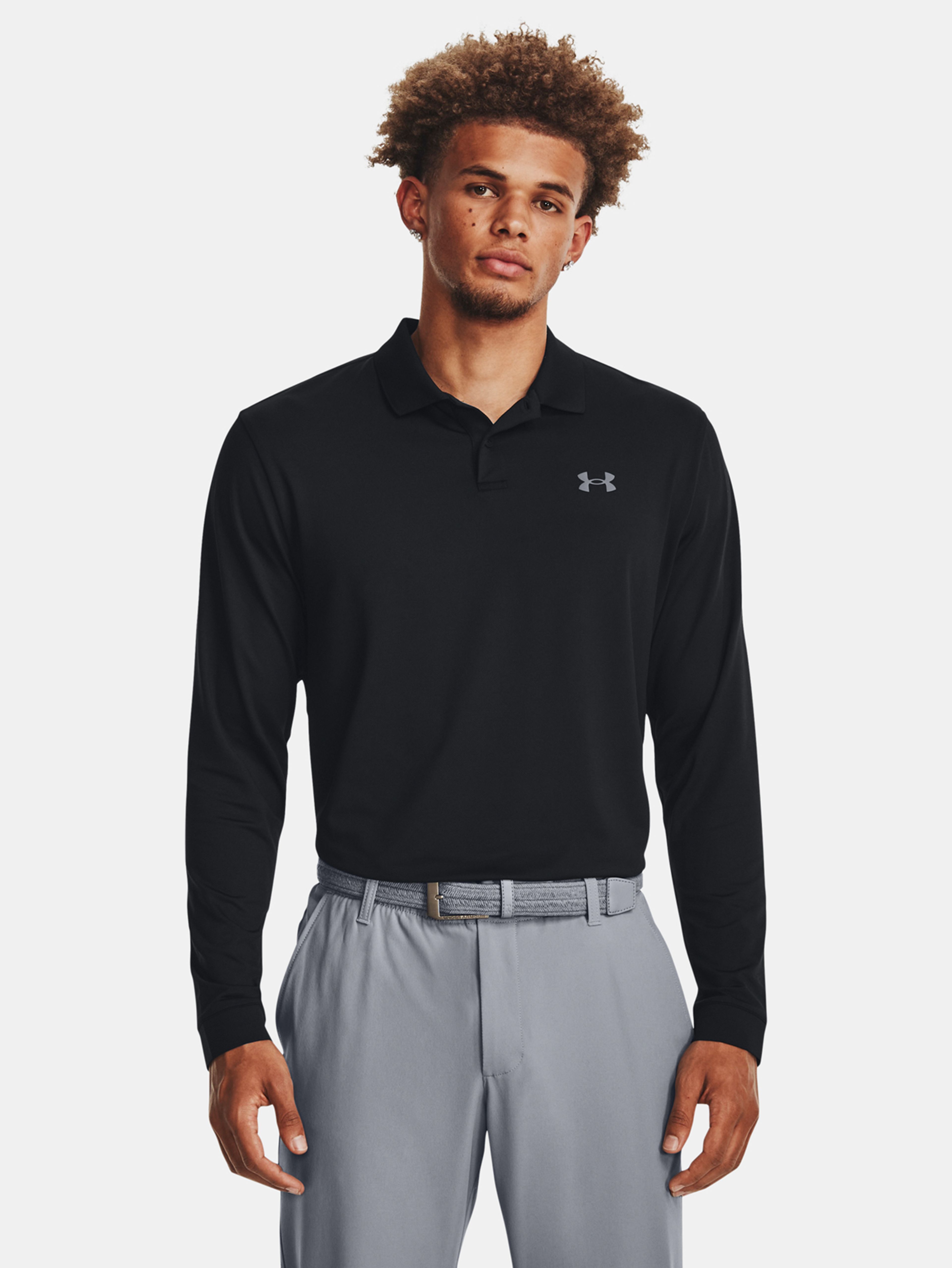 Férfi póló Under Armour UA Performance 3.0 LS Polo