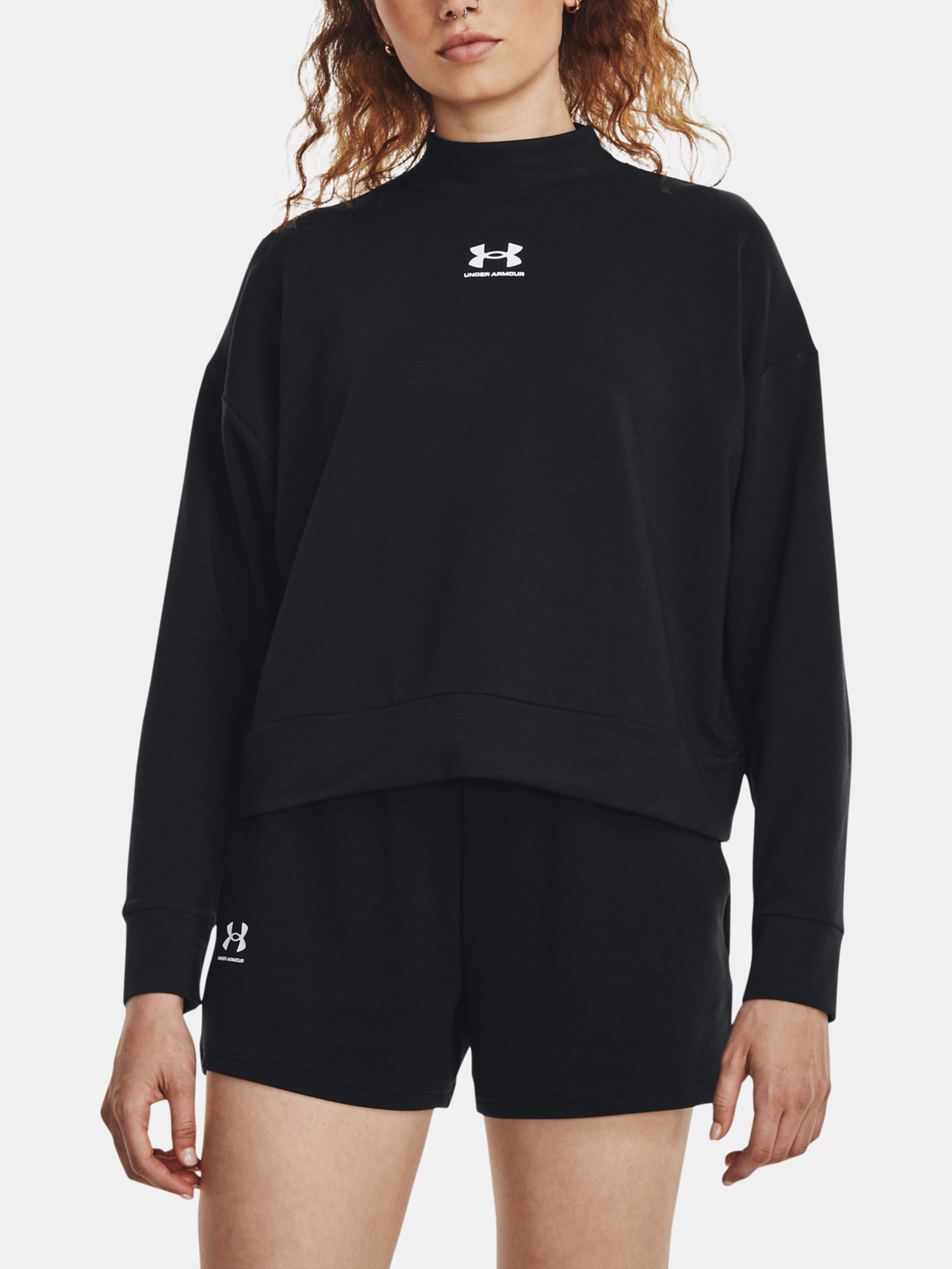 Dámská mikina Under Armour UA Rival Terry Mock Crew