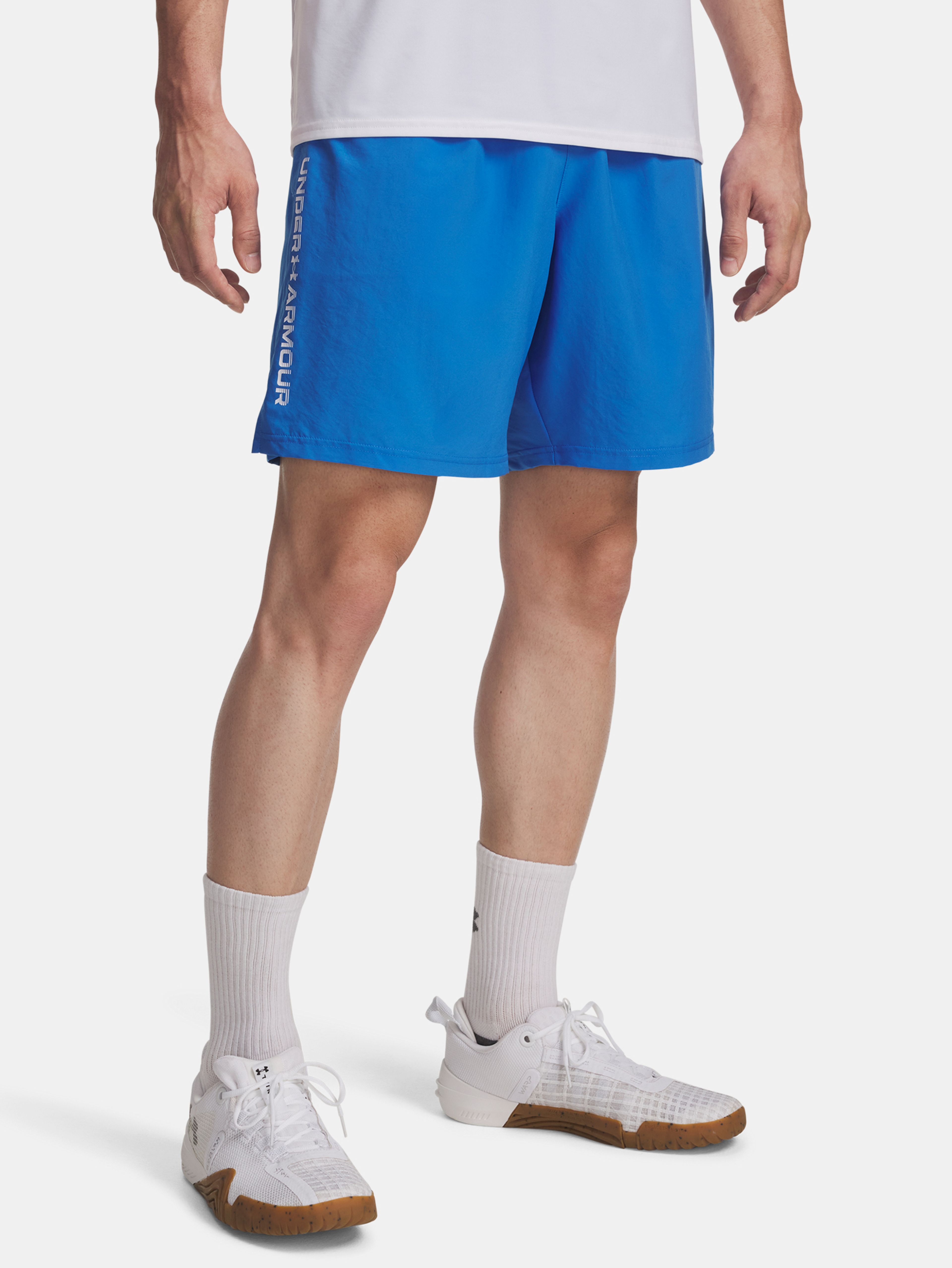 Pánske kraťasy Under Armour UA Tech Woven Wordmark Short-BLU