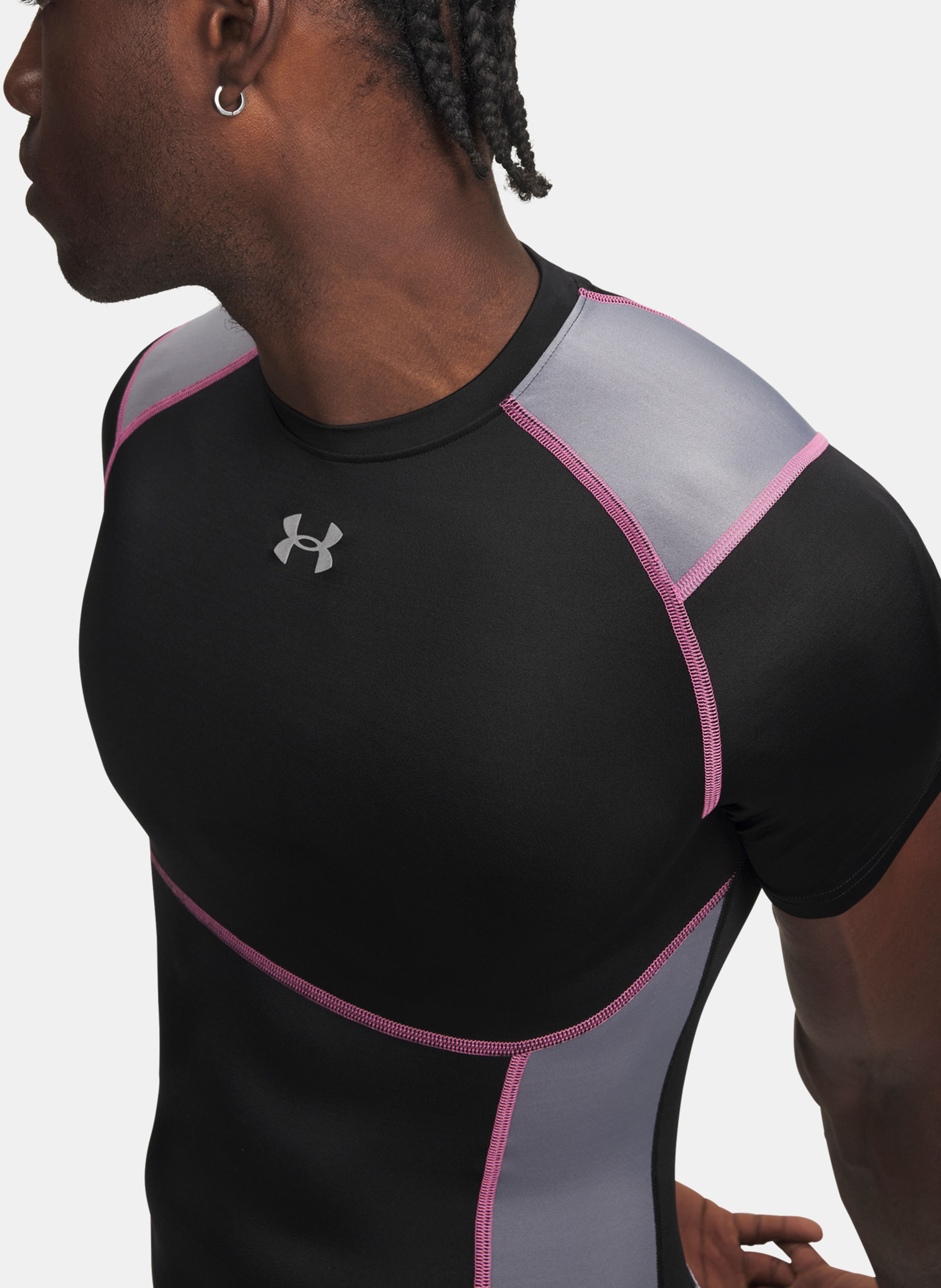 Pánske tričko Under Armour UA HG Elite Comp SS - 003
