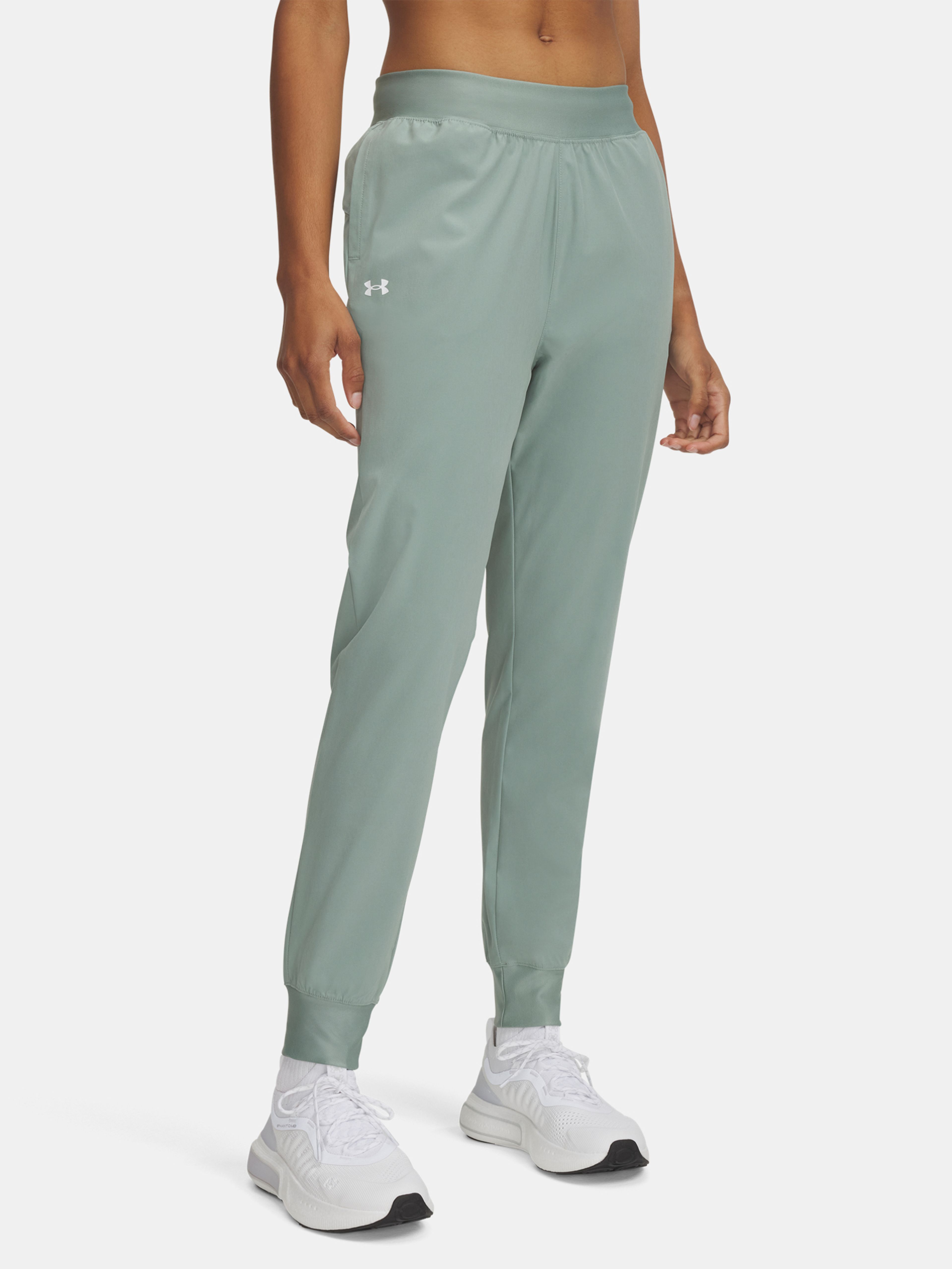 Dámske športové nohavice Under Armour UA Rival Hi Rise Woven Pant