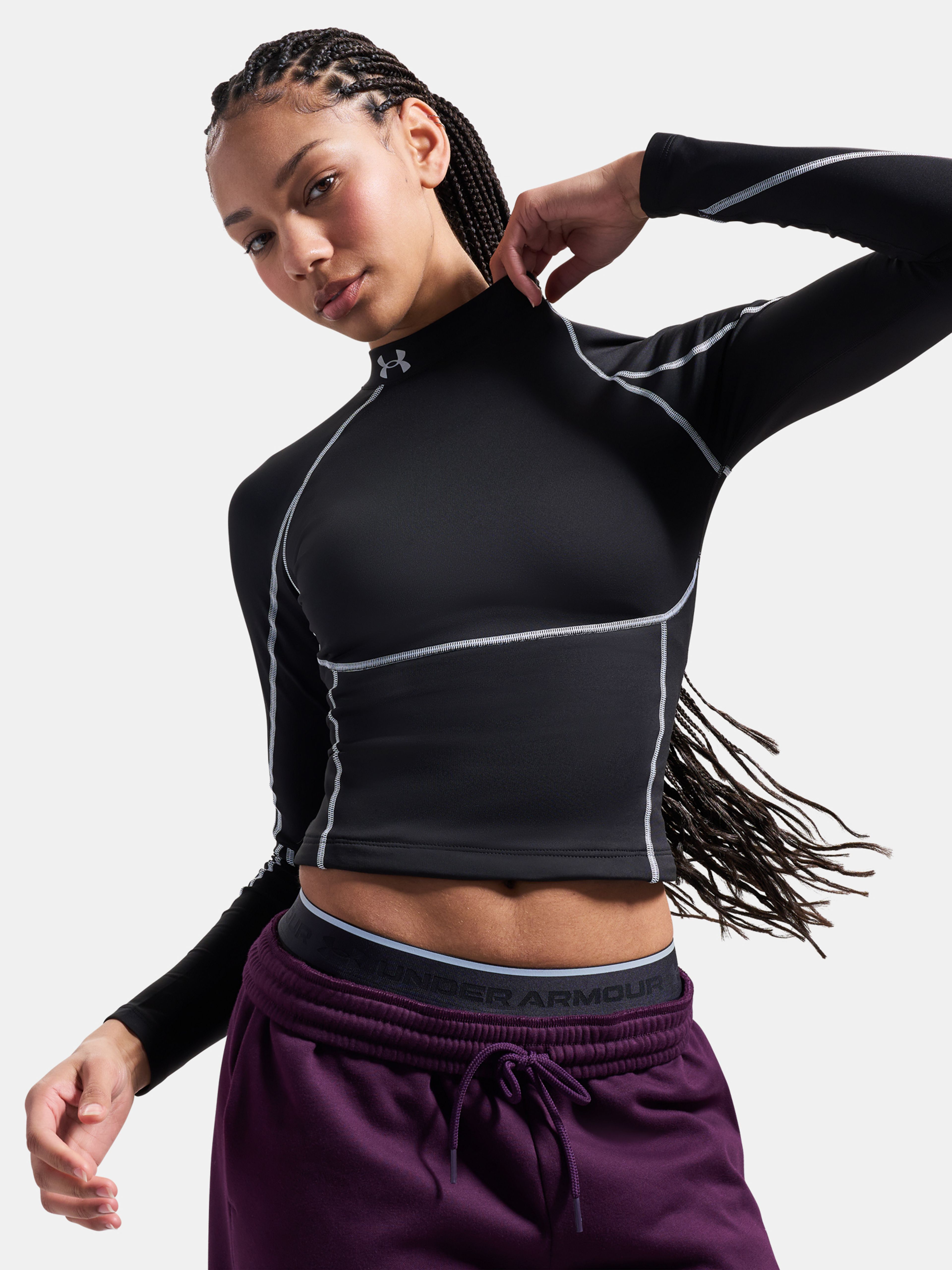 Sieviešu t-krekls Under Armour UA ColdGear Elite Mock - 001