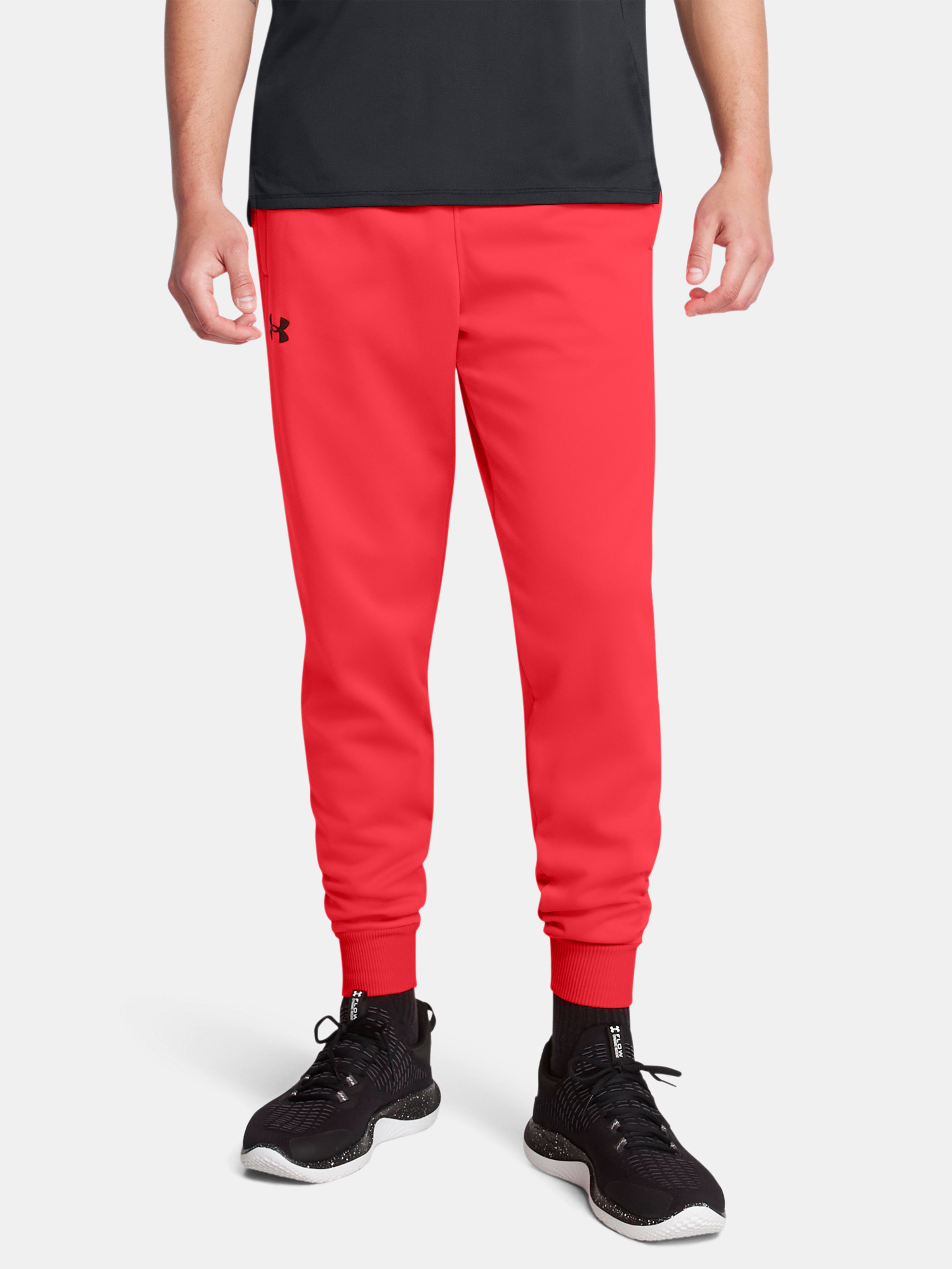 Moške spodnji del trenirke Under Armour UA Armour Fleece Joggers-RED