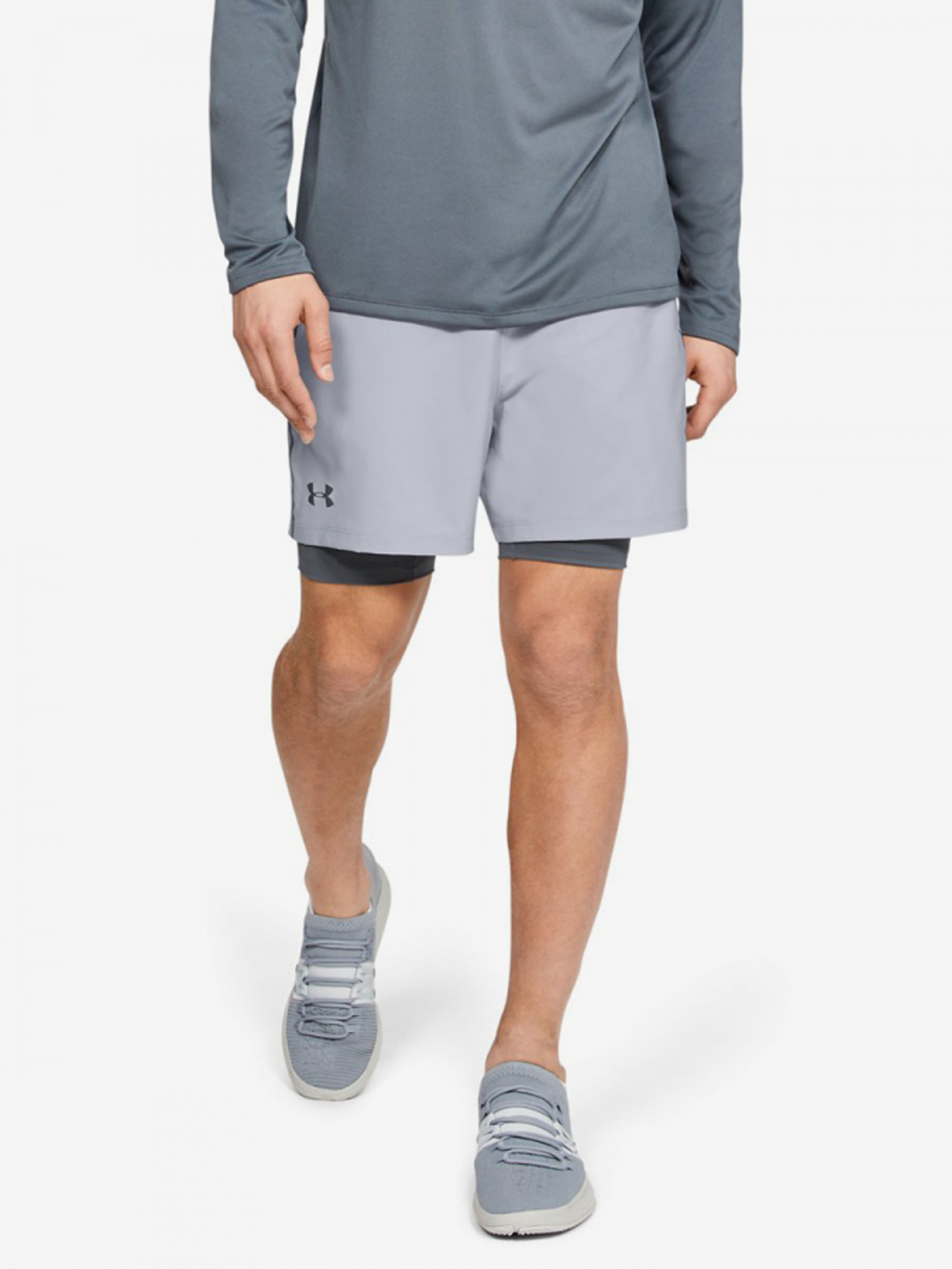 Meeste lühikesed püksid Under Armour Qualifier 2-In-1 Short