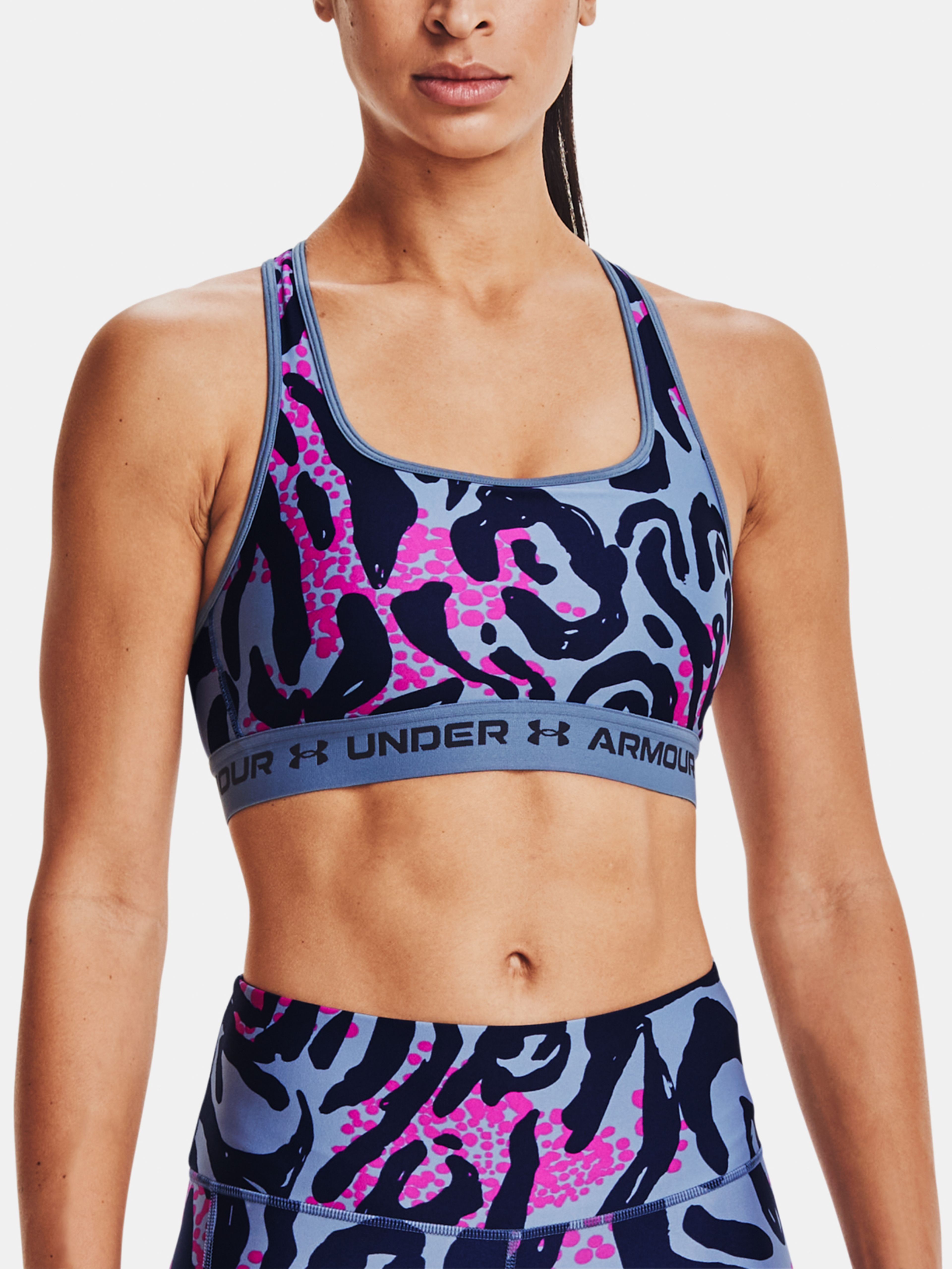 Ženski nedrček Under Armour Crossback Mid Print