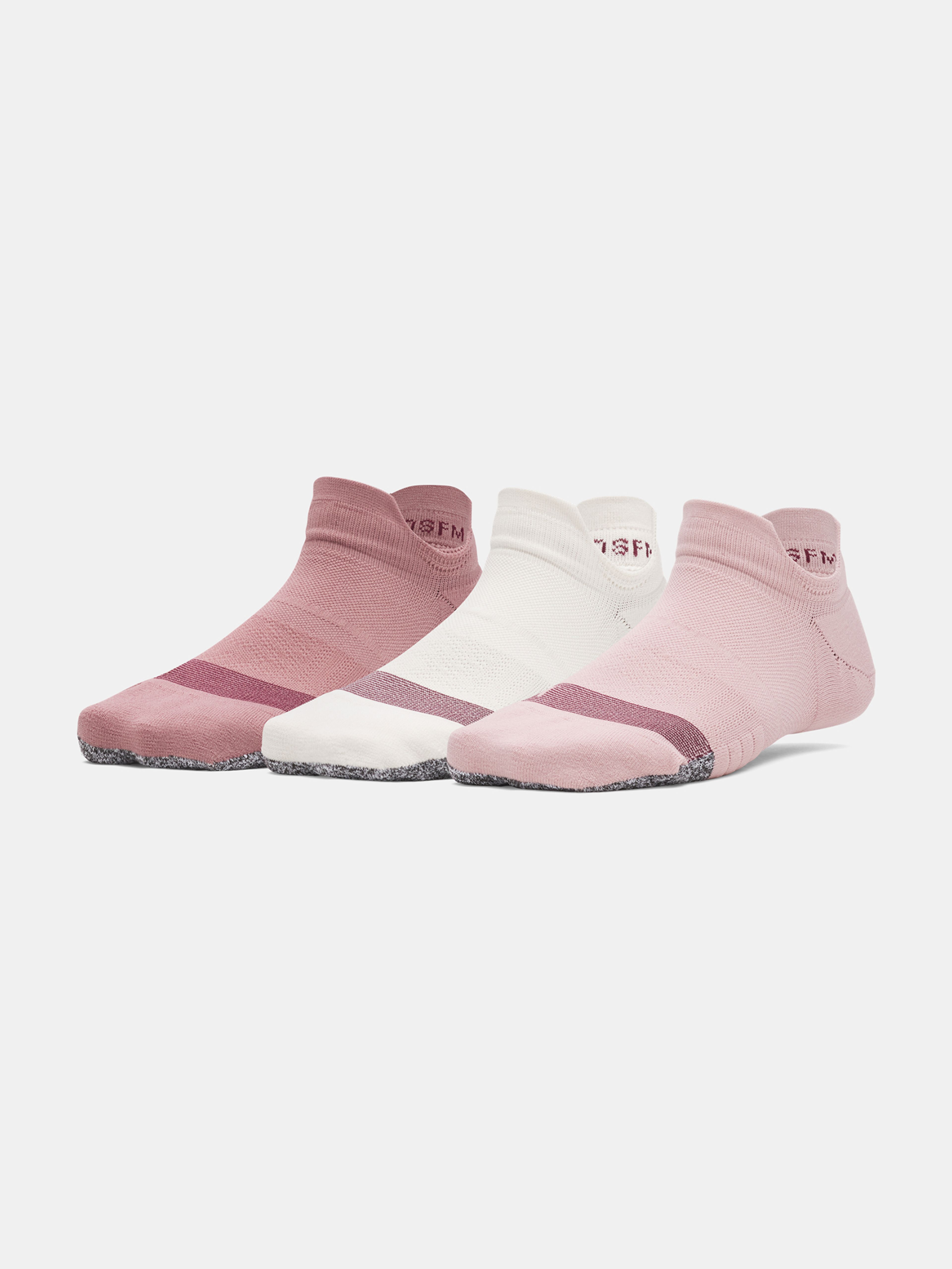 Női zokni Under Armour Womens UA Breathe 3pk NS Tab-PNK