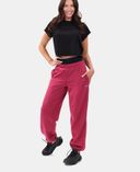 Dámske športové nohavice Under Armour Icon Flc Gym Pant-Červená - 001