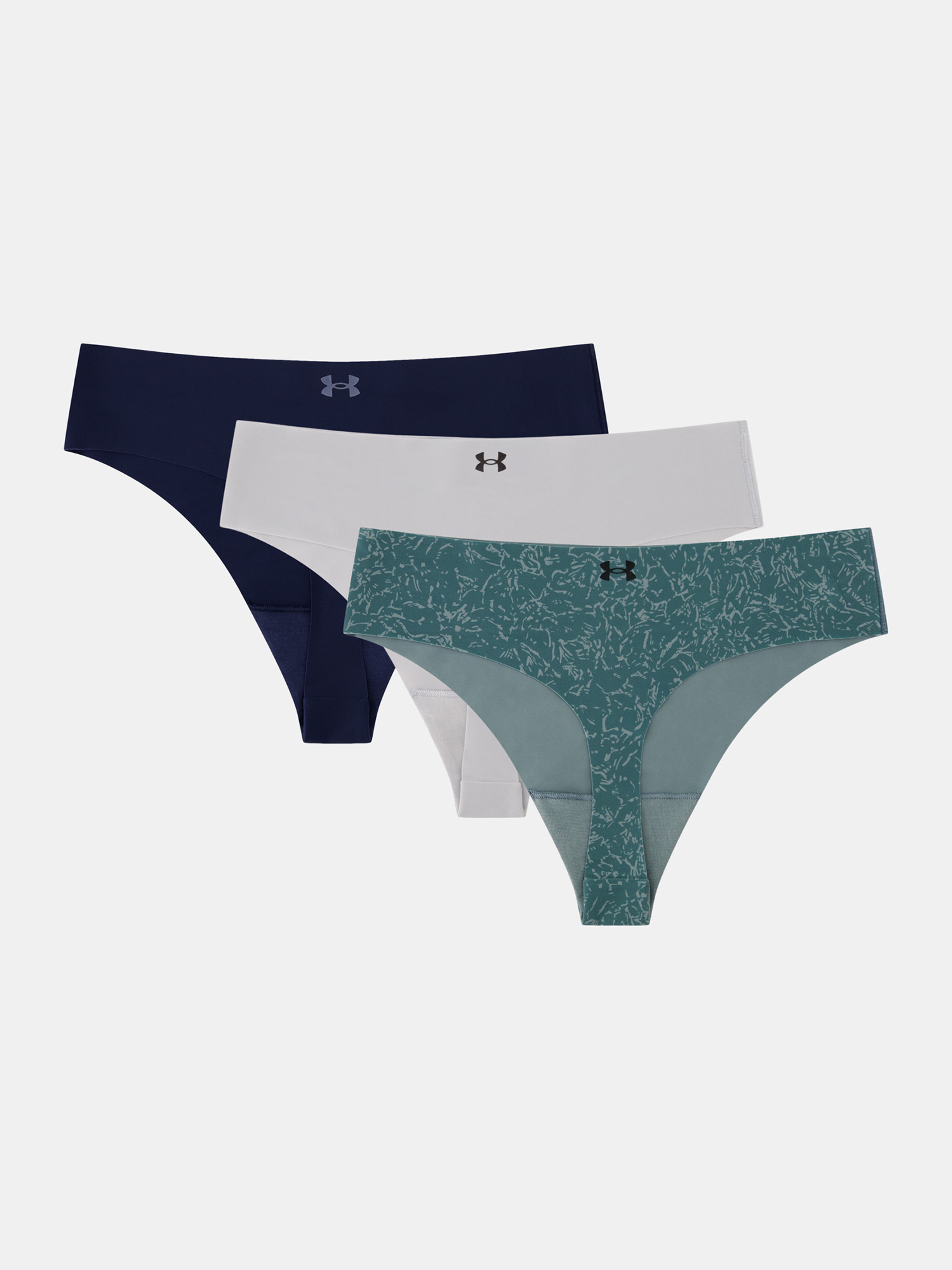 Ženske tangice Under Armour UA Essen Stretch No Show Thong-Print - 3pk - 002