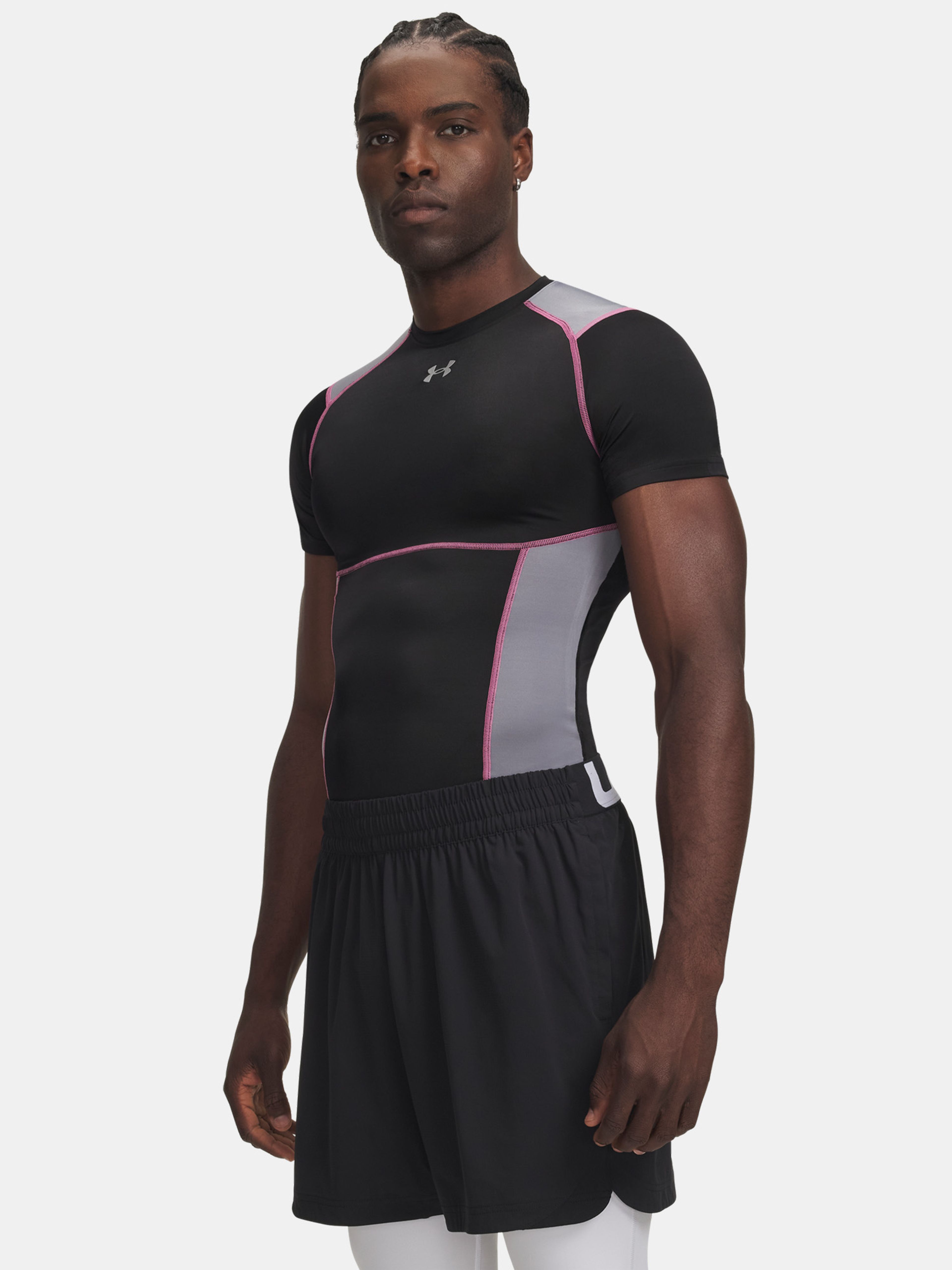 Pánske tričko Under Armour UA HG Elite Comp SS - 001