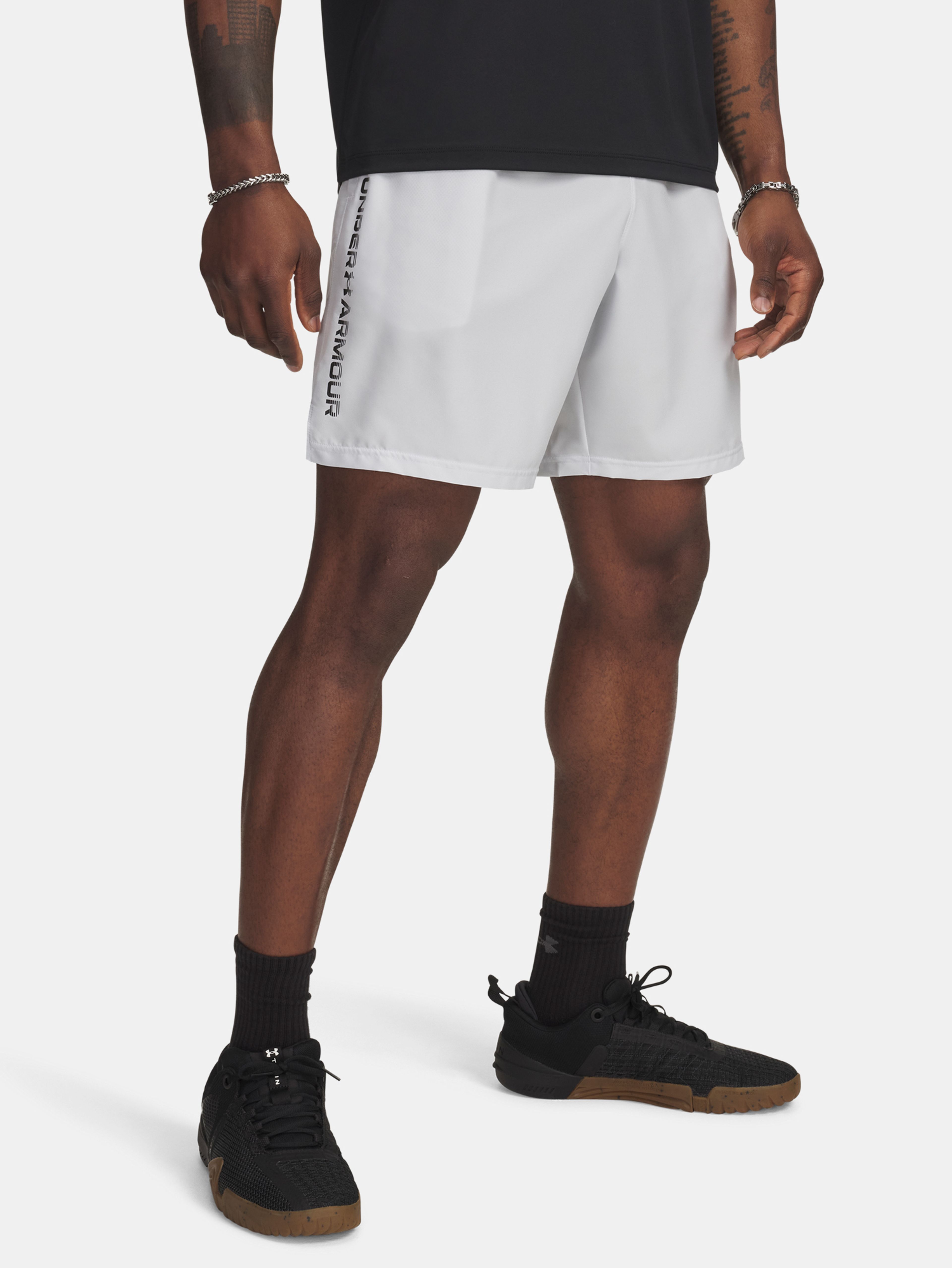 Pánske kraťasy Under Armour UA Tech Woven Wordmark Short-GRY