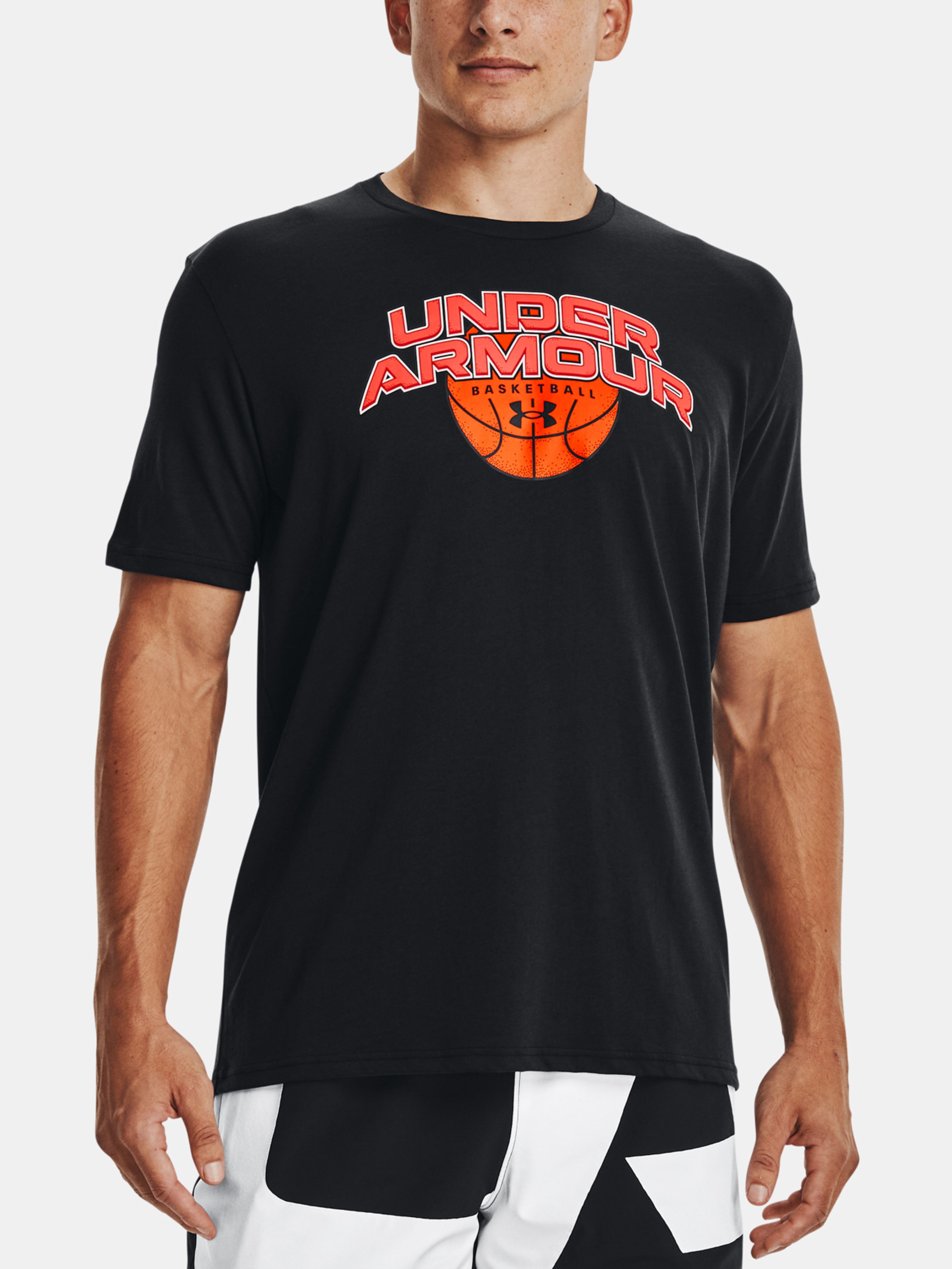 Férfi póló Under Armour UA BBALL BRANDED WRDMRK  SS