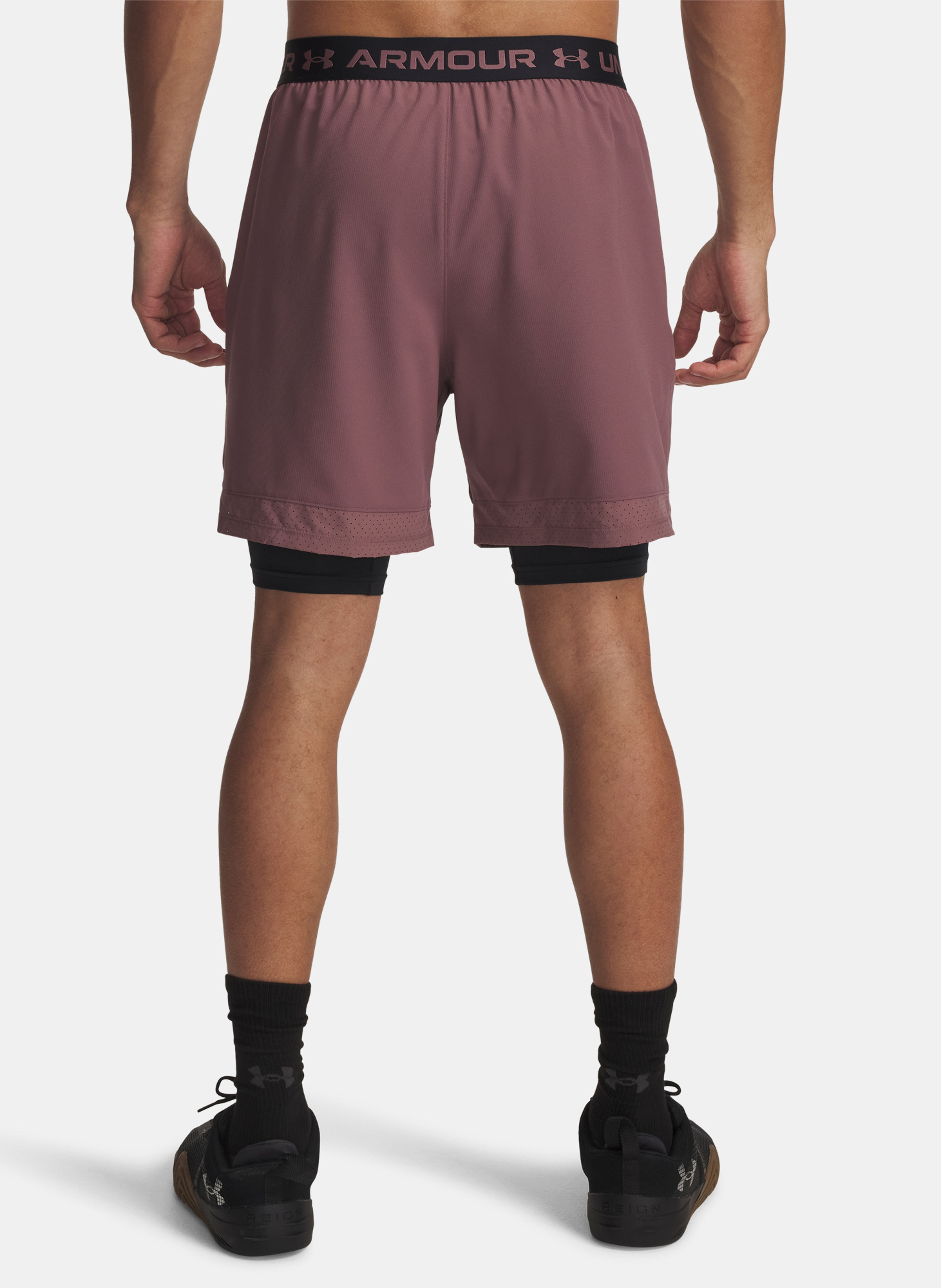 Pánské kraťasy Under Armour UA Vanish Woven 2in1 Sts-BRN - 002