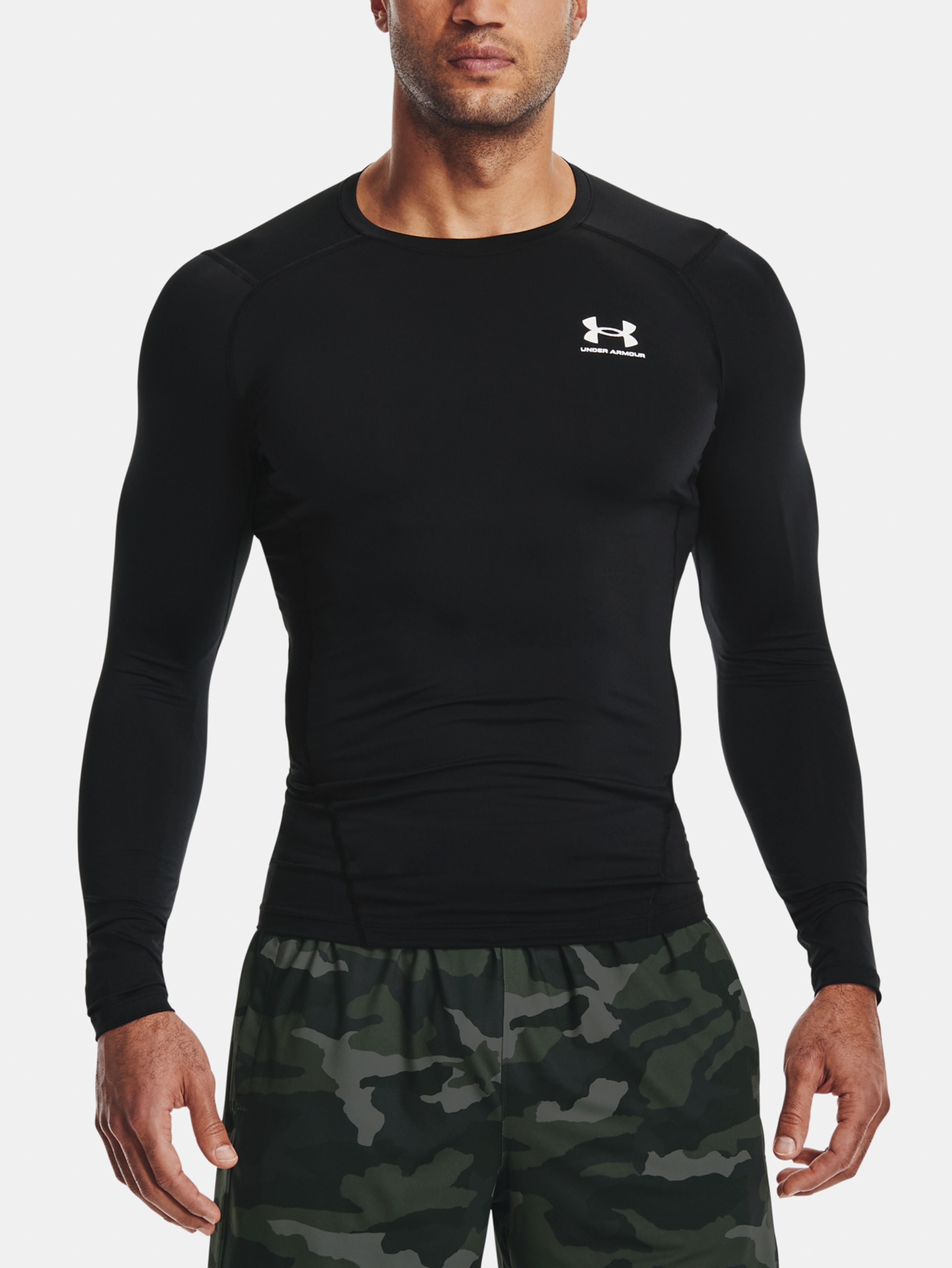 Férfi póló Under Armour HG Armour Comp LS