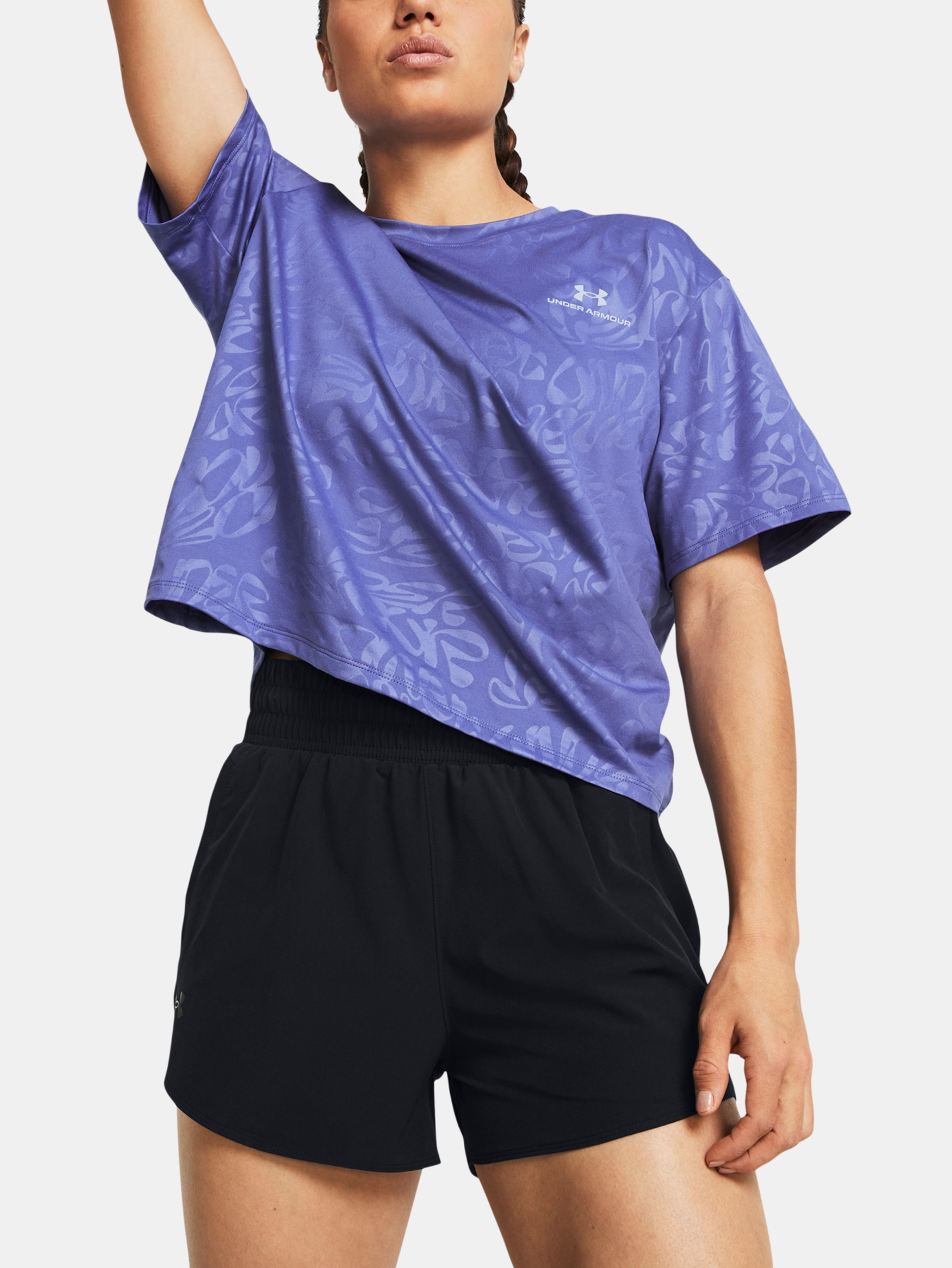 Ženska majica Under Armour Vanish Energy Emboss Crop SS