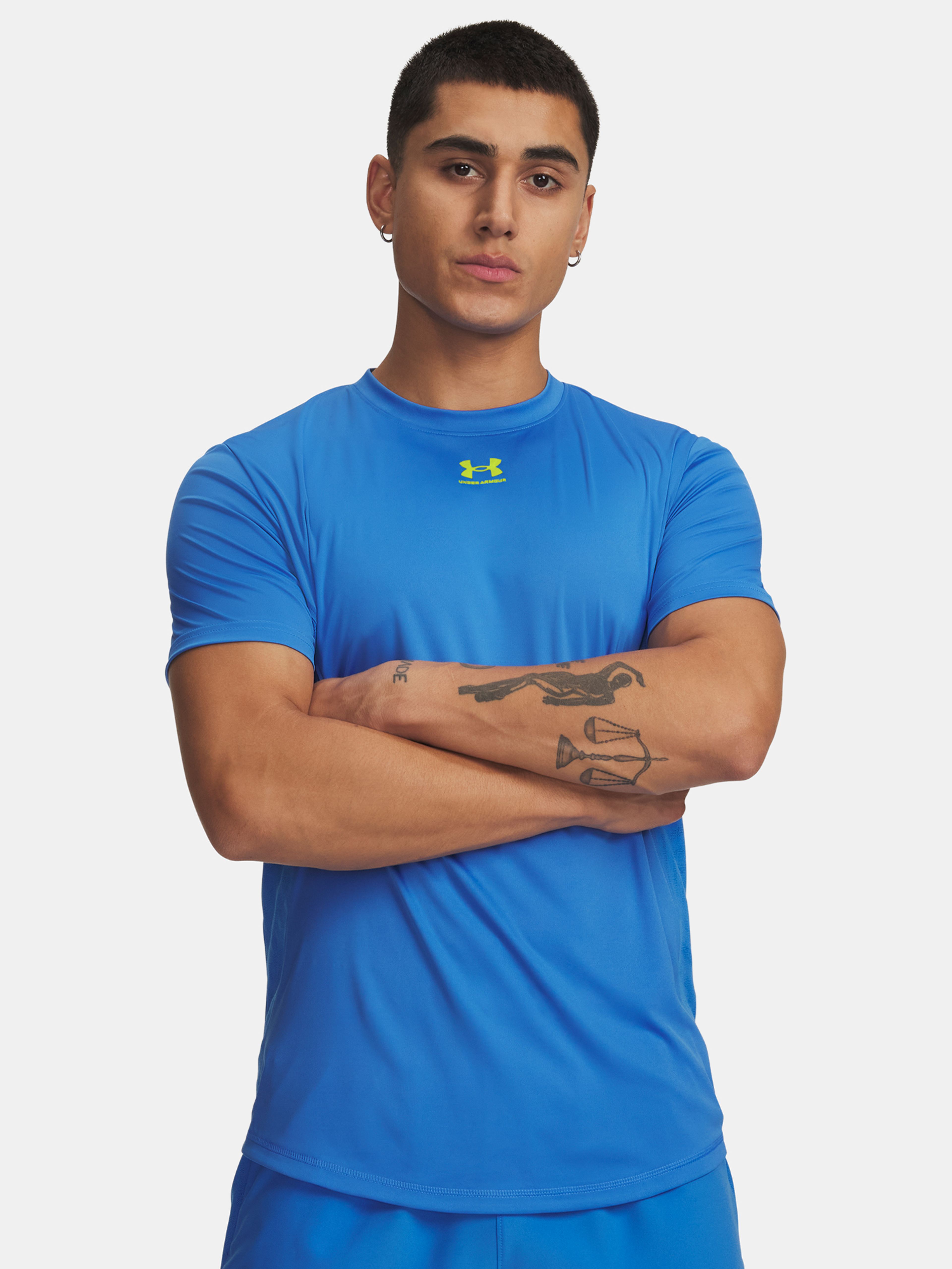 Vyriški marškinėliai Under Armour UA M Challenger Pro SS-BLU