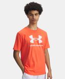Férfi póló Under Armour UA SPORTSTYLE LOGO UPDATE SS-Narancssárga - 004