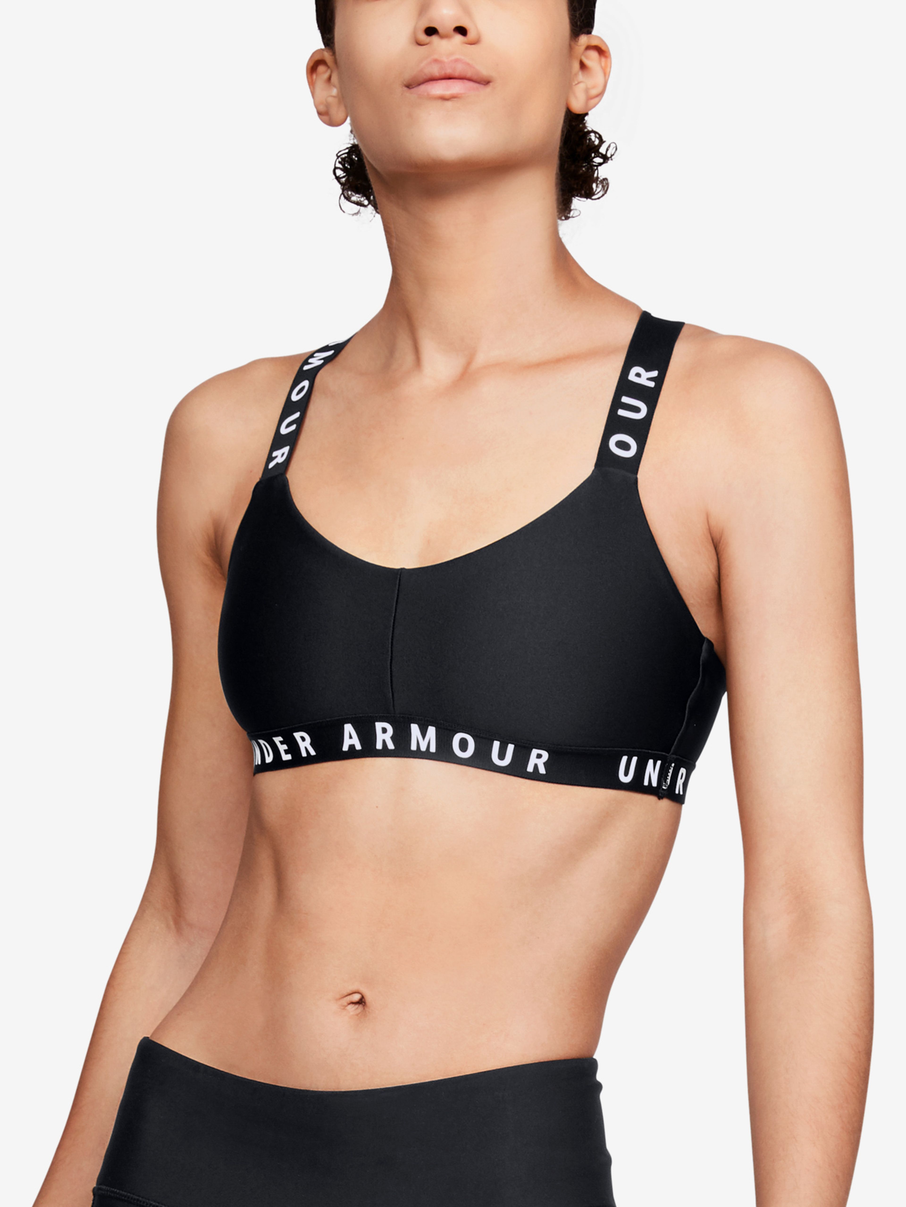 Női melltartó Under Armour Wordmark Strappy Sportlette