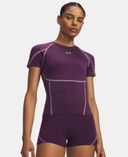Sieviešu t-krekls Under Armour HeatGear Elite SS-Violeta - 004