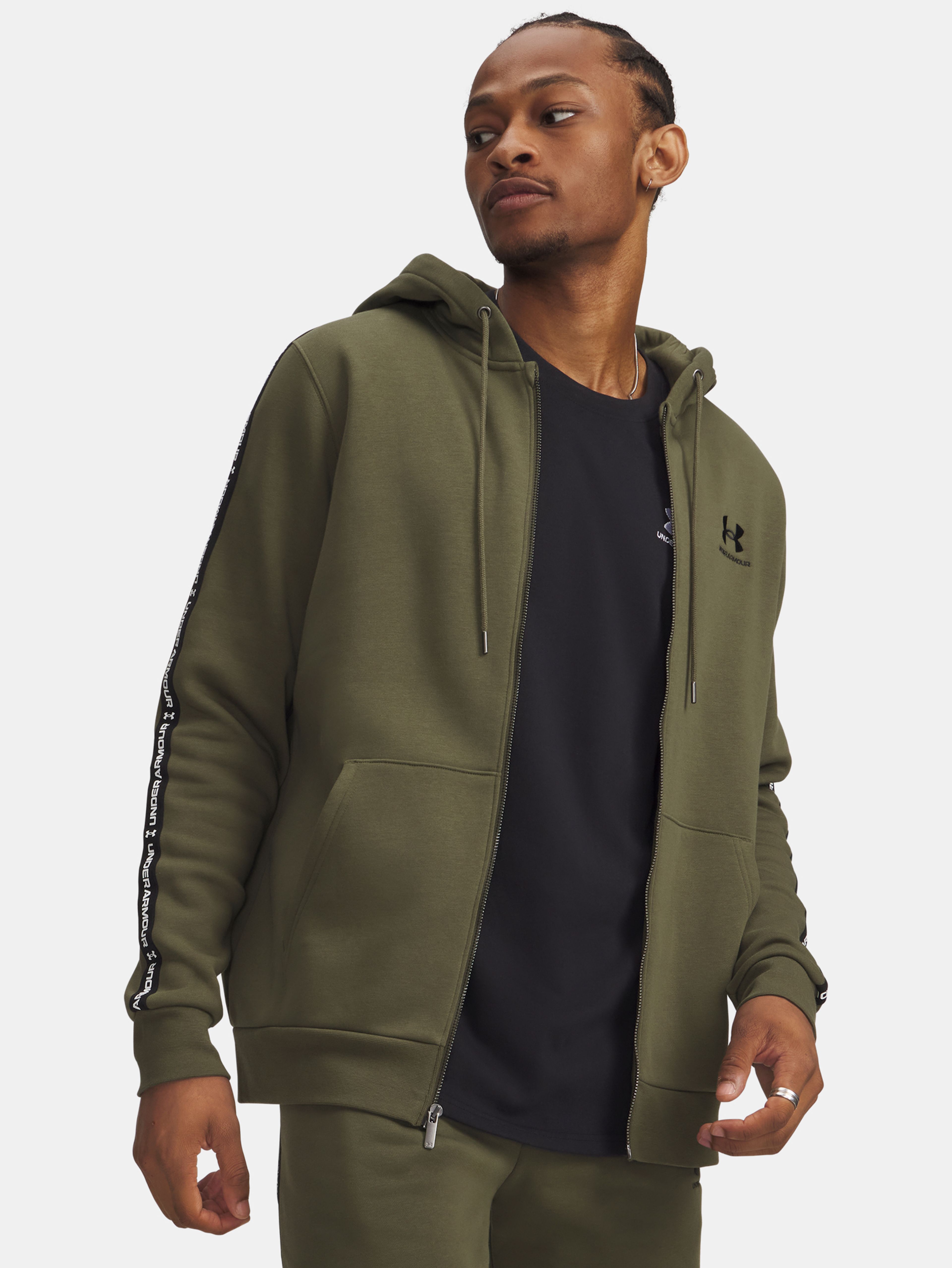 Meeste dressipluus Under Armour UA Icon Fleece FZ Taping