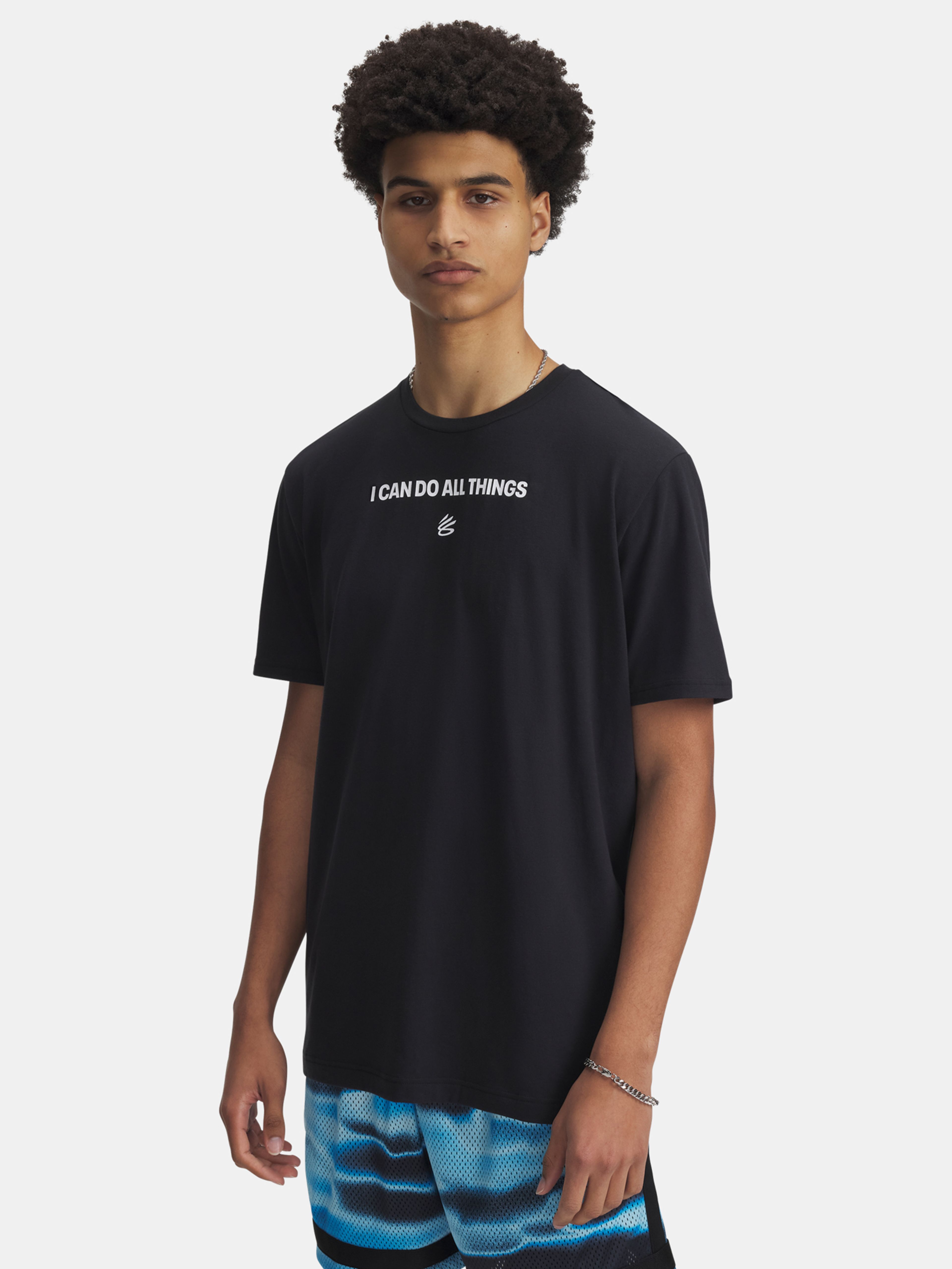 Pánske tričko Under Armour Curry Playable Tee 2-BLK