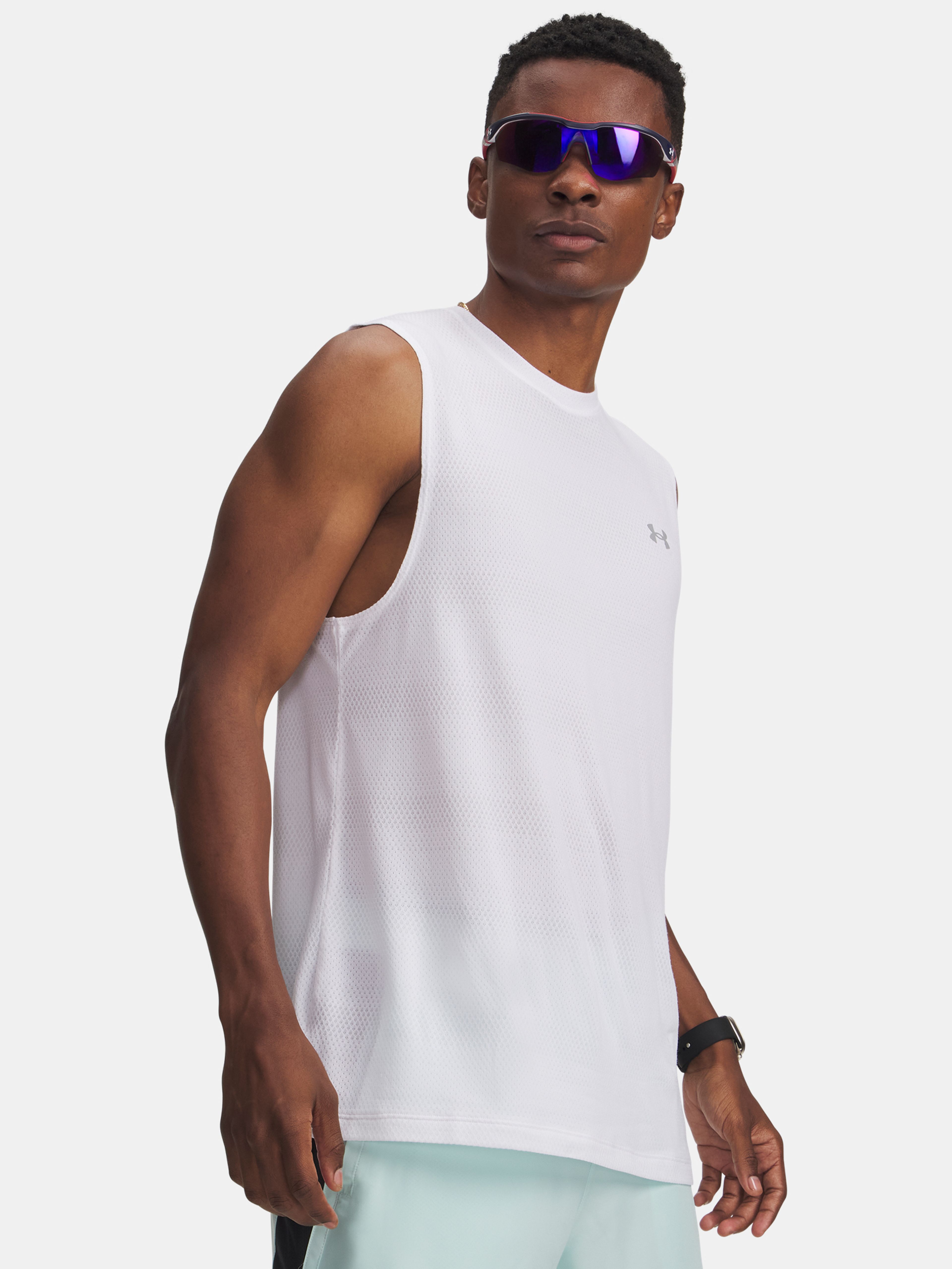 Moška majica brez rokavov Under Armour UA Velociti Tank-WHT