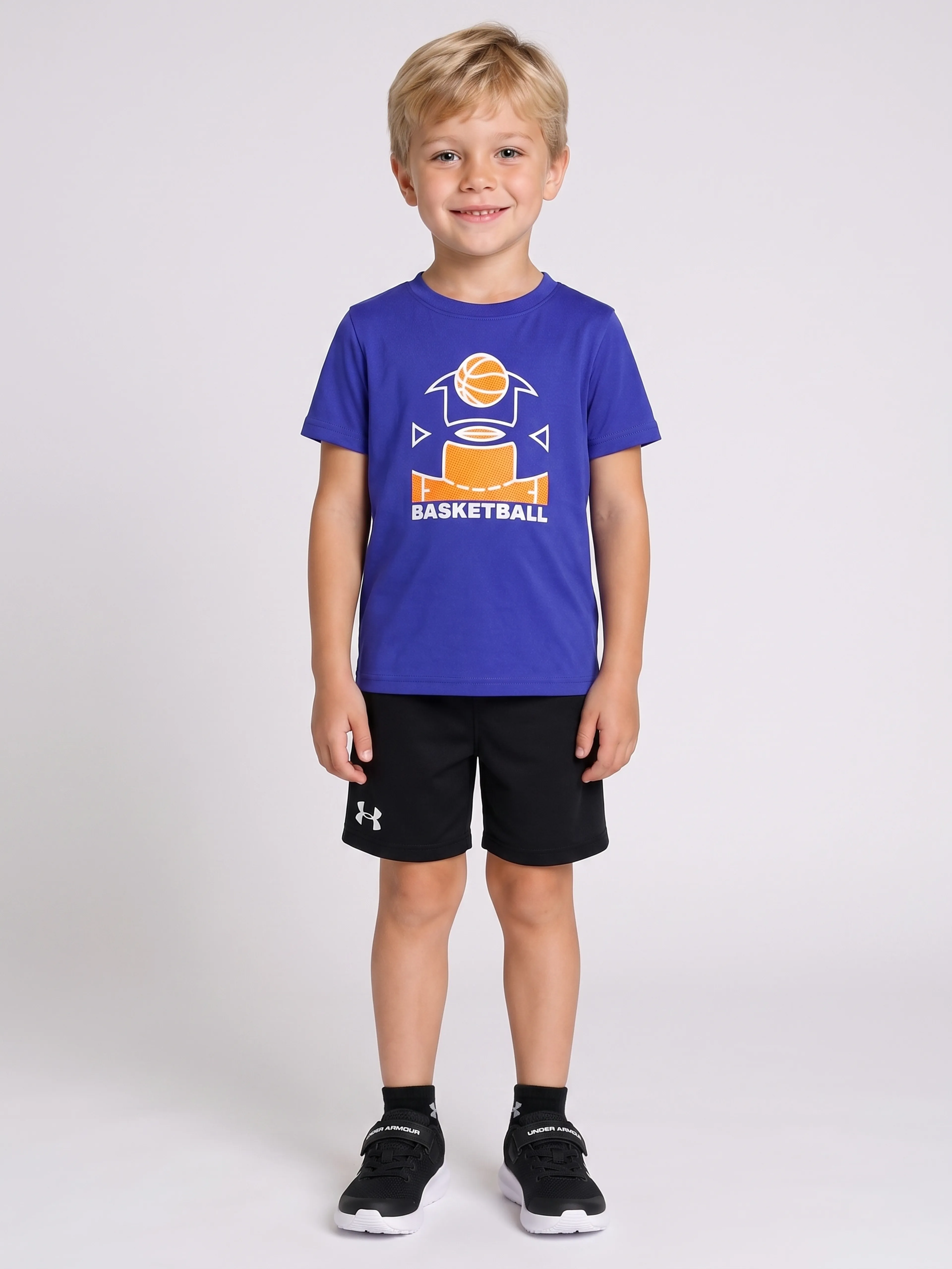 Chlapecký set Under Armour UA BASKETBALL SS SHORT SET-ROY - 001