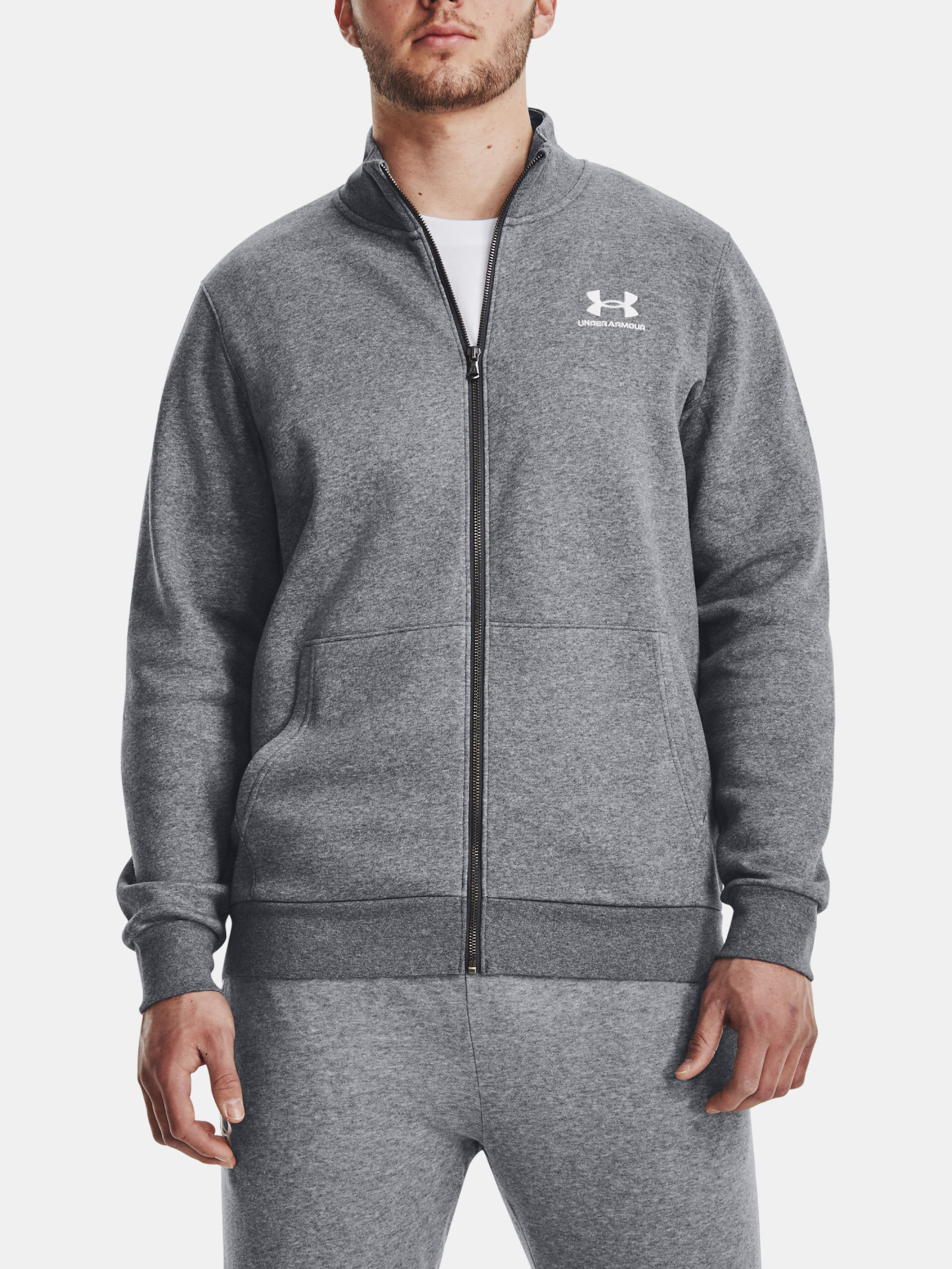 Pánska bunda Under Armour UA Essential Flc Track Jkt