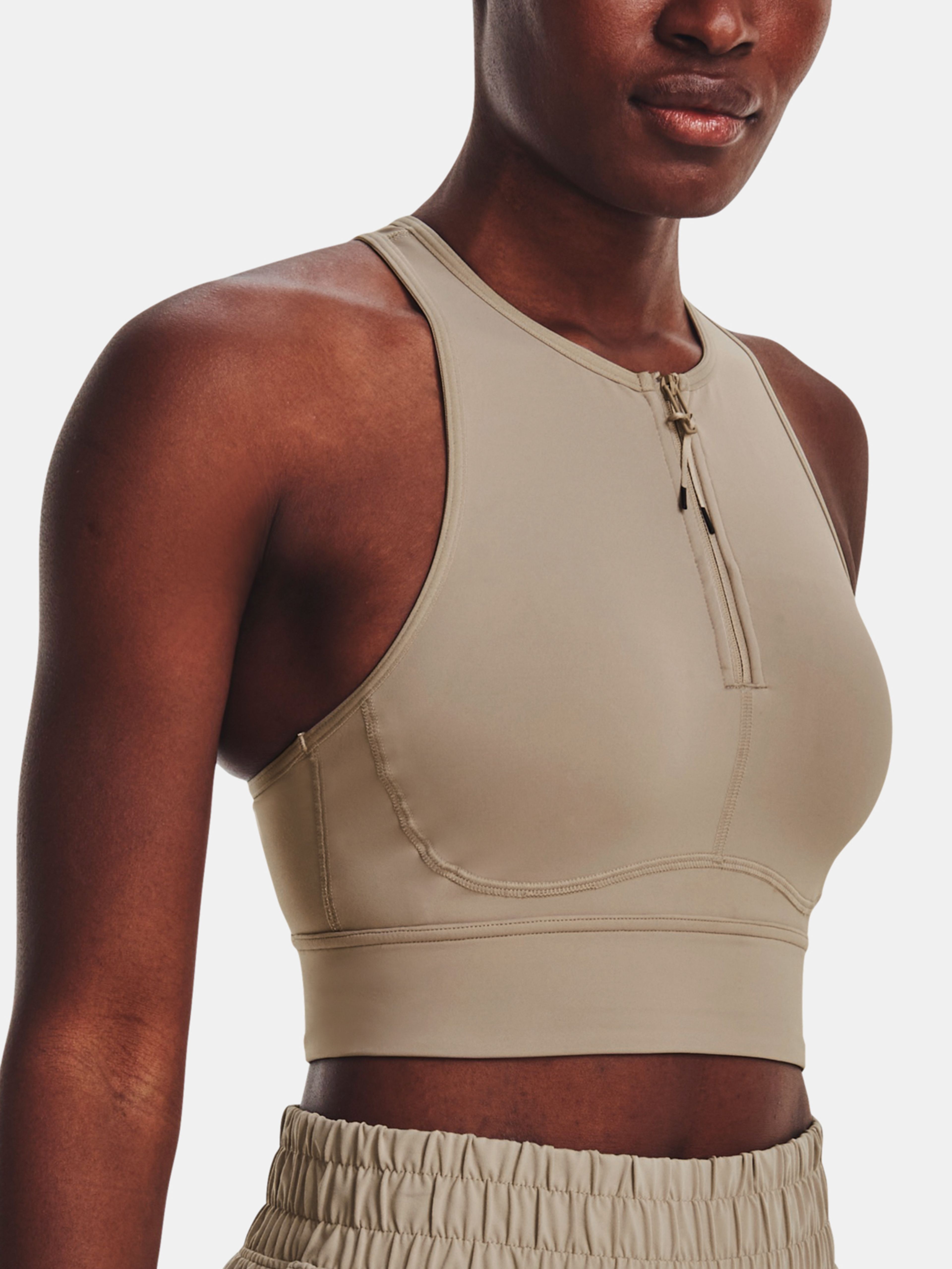 Ženski nedrček Under Armour UA Meridian Zip Crop BTG