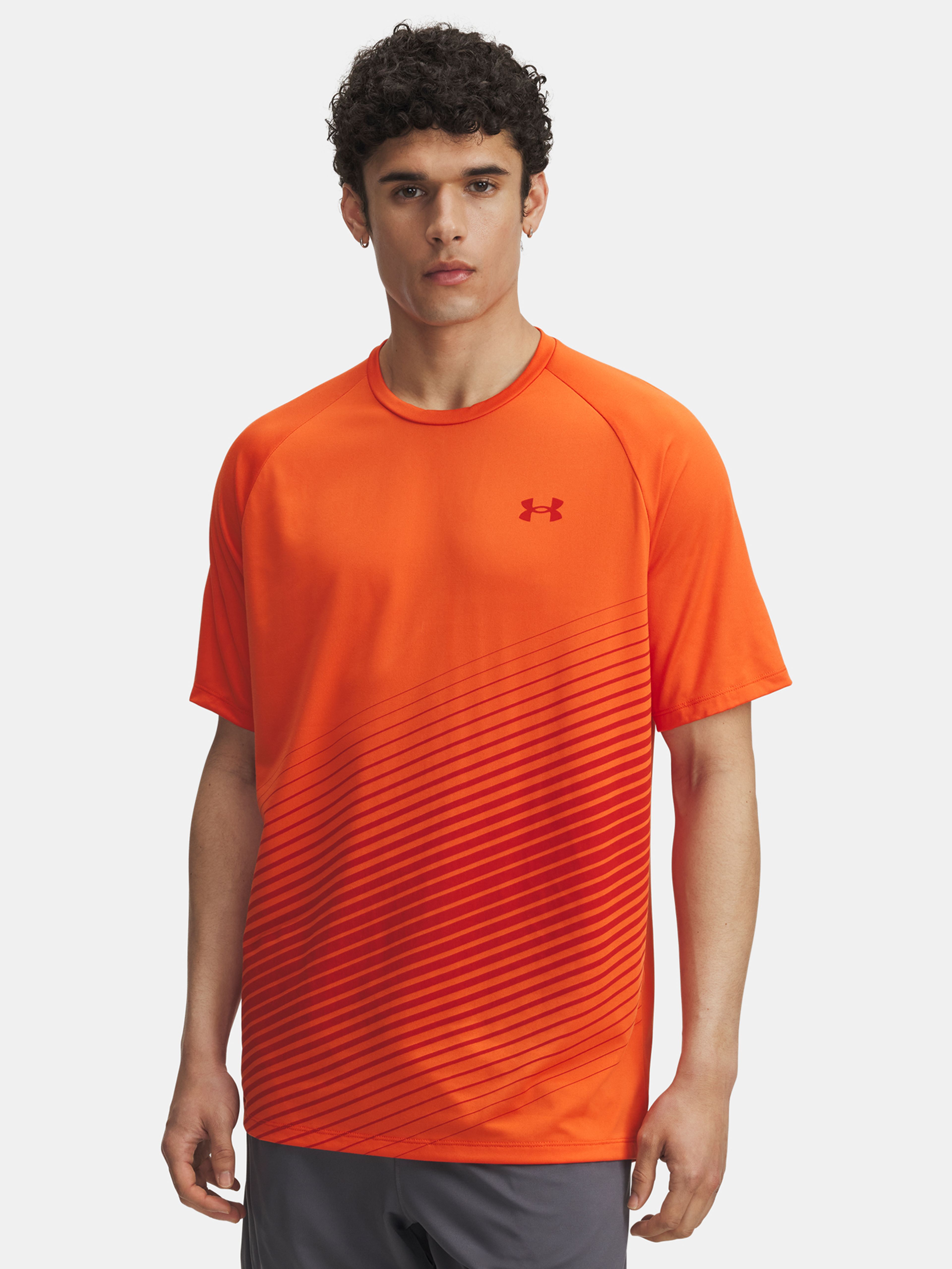 Férfi póló Under Armour UA Tech Fade SS-ORG
