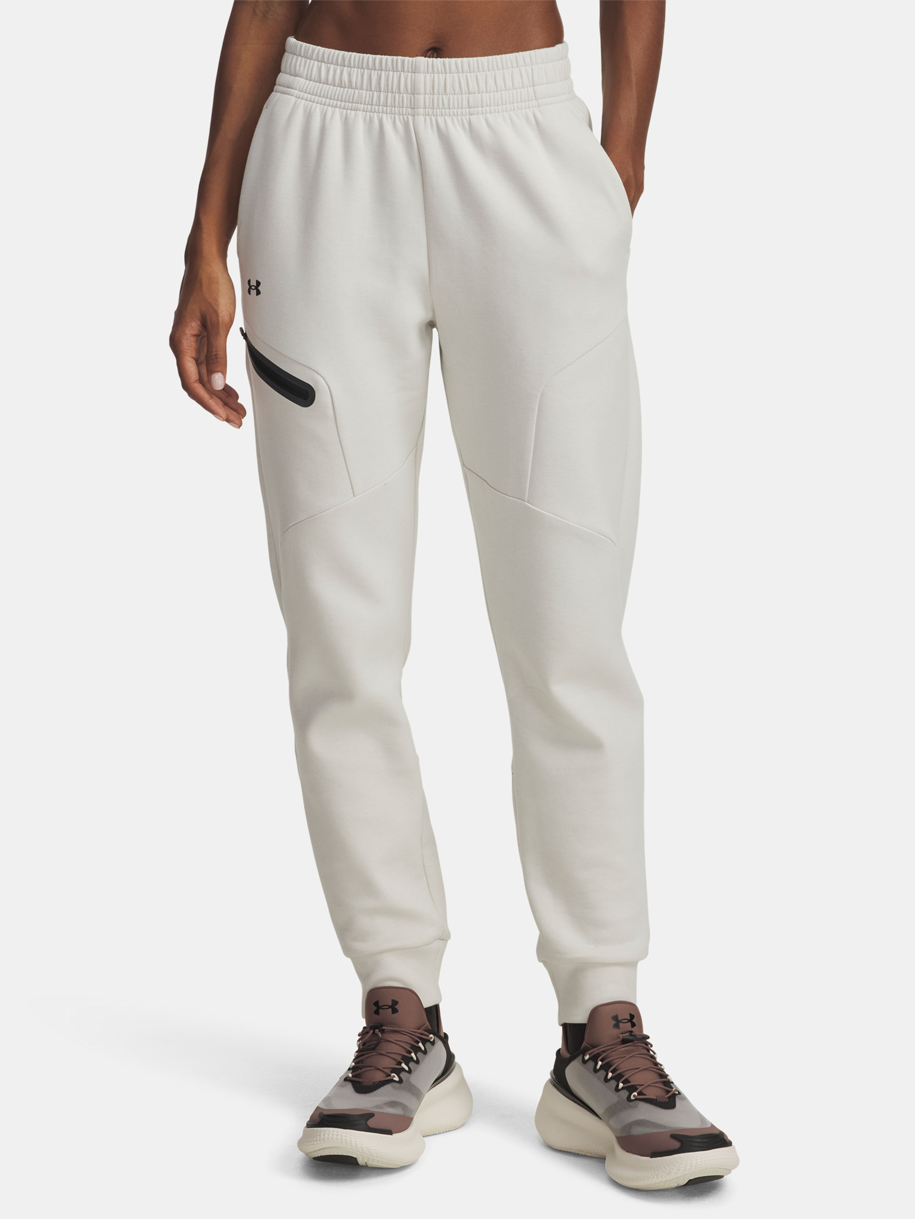 Női melegítők Under Armour Unstoppable Flc Jogger-WHT