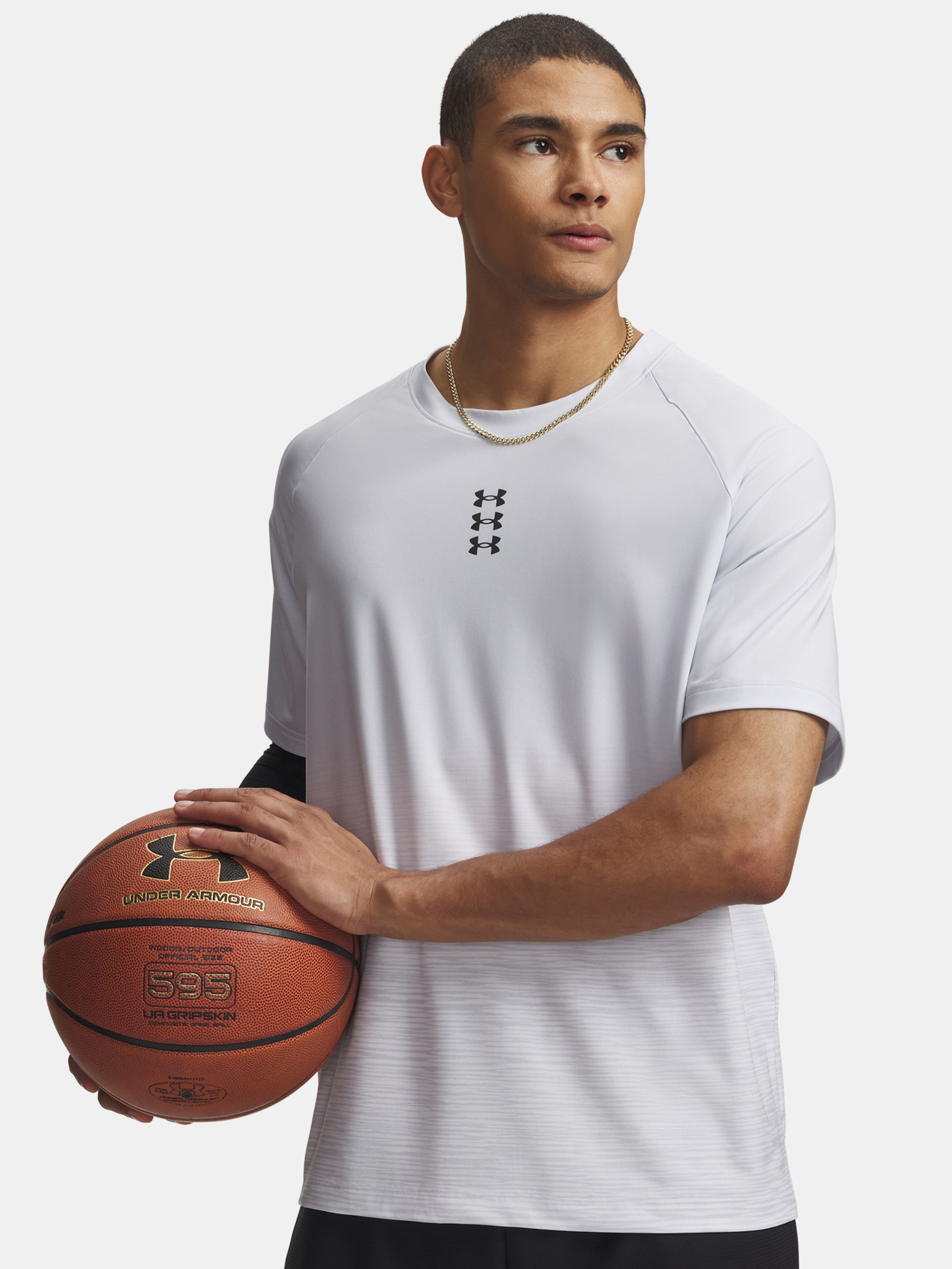 Férfi póló Under Armour UA Hoops SS Shooting Shirt
