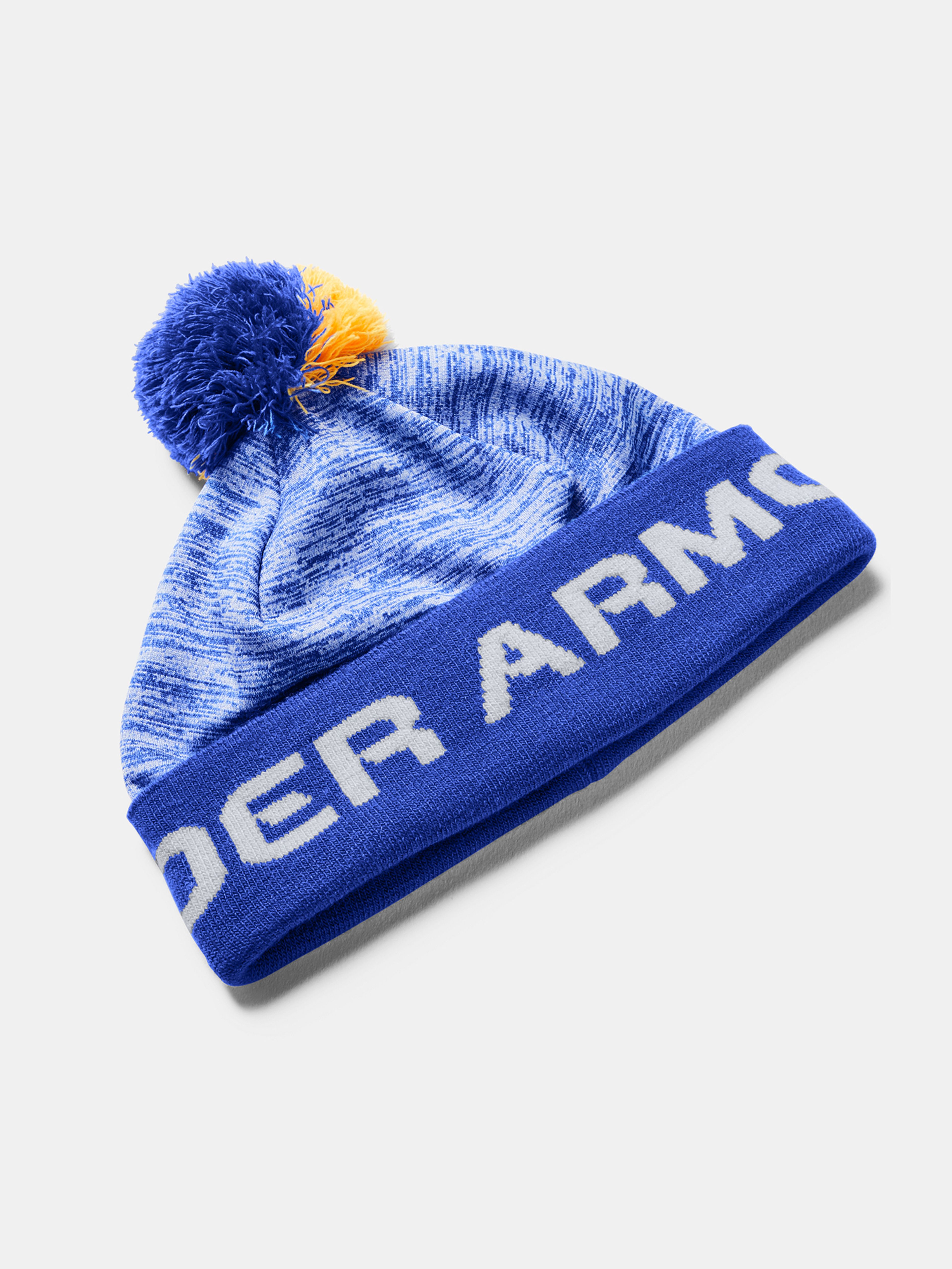 Deška kapa Under Armour Boy's Gametime Pom Beanie-BLU