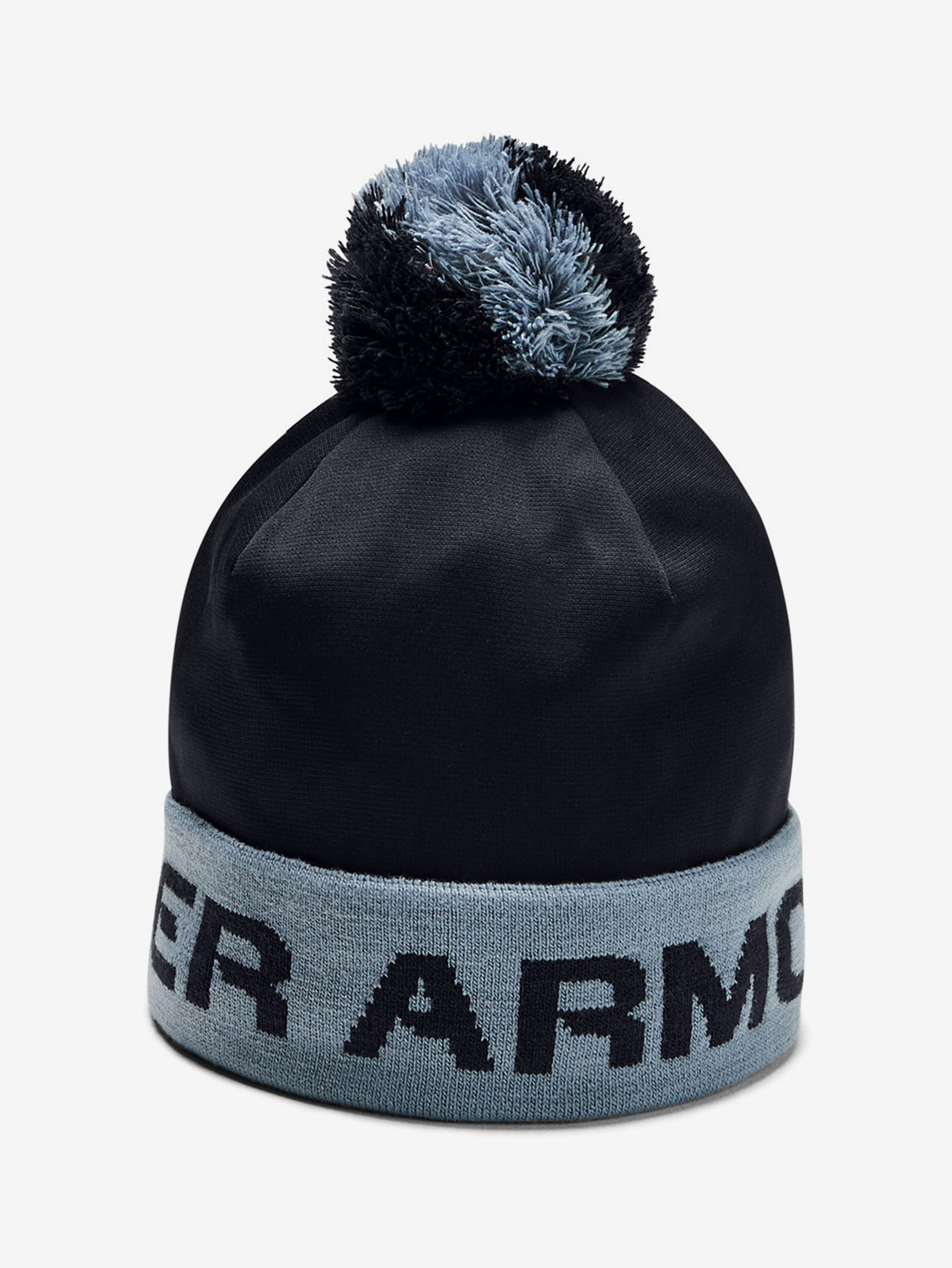 Deška kapa Under Armour Boy's Gametime Pom Beanie-BLK