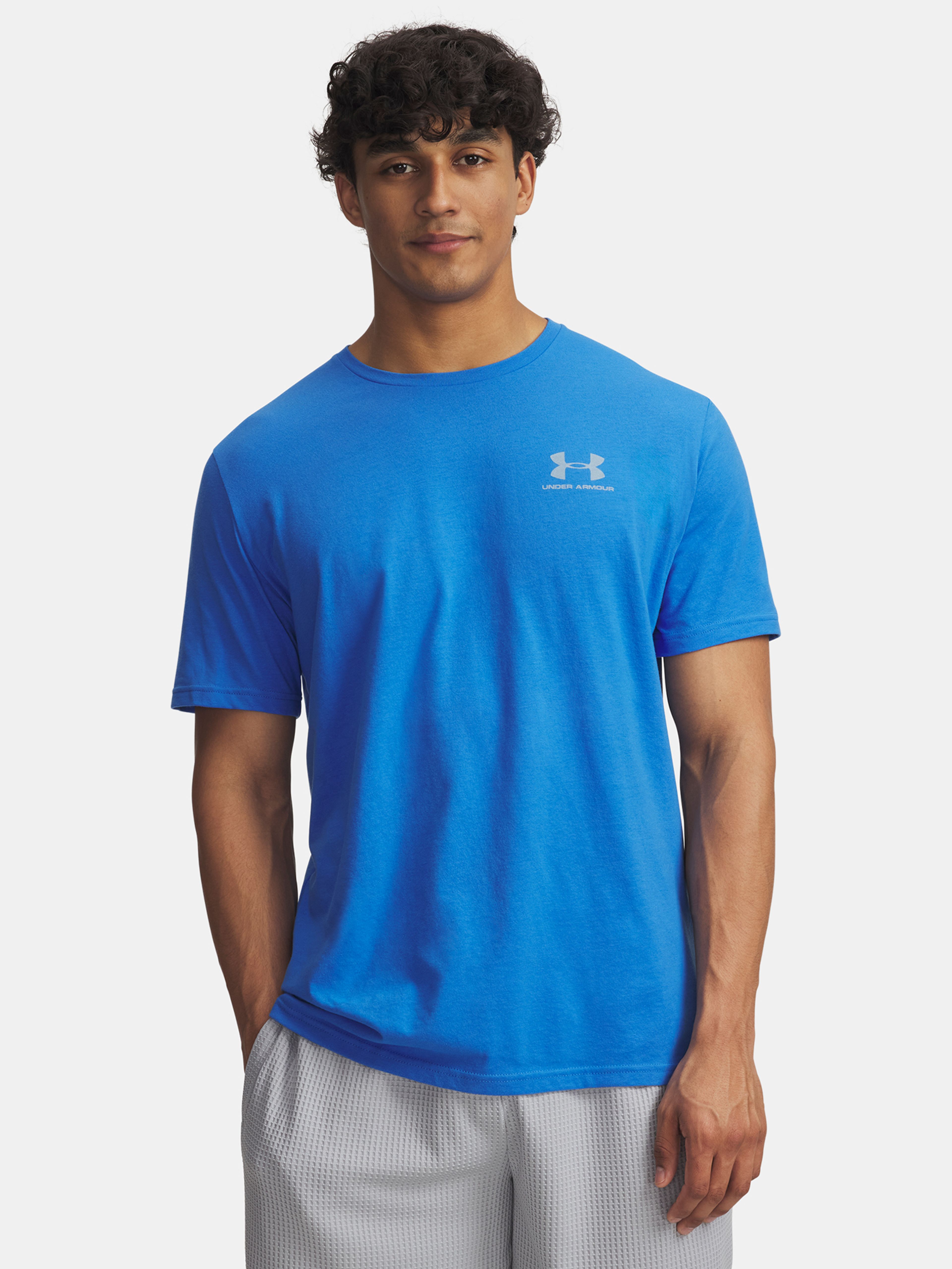 Férfi póló Under Armour UA M SPORTSTYLE LC SS-BLU