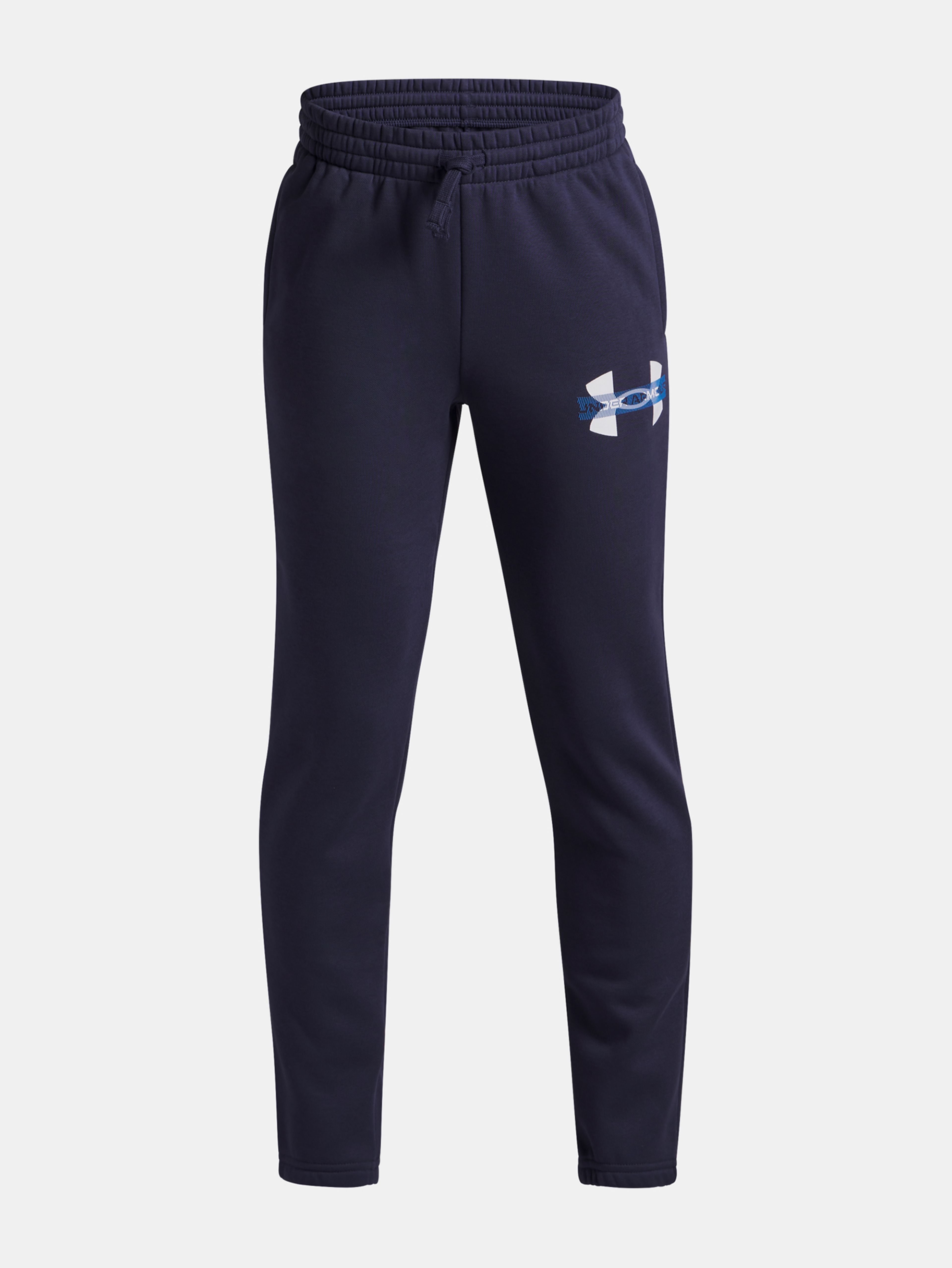 Chlapčenské tepláky Under Armour UA Rival Flc Cblck Grphc Jgr-BLU