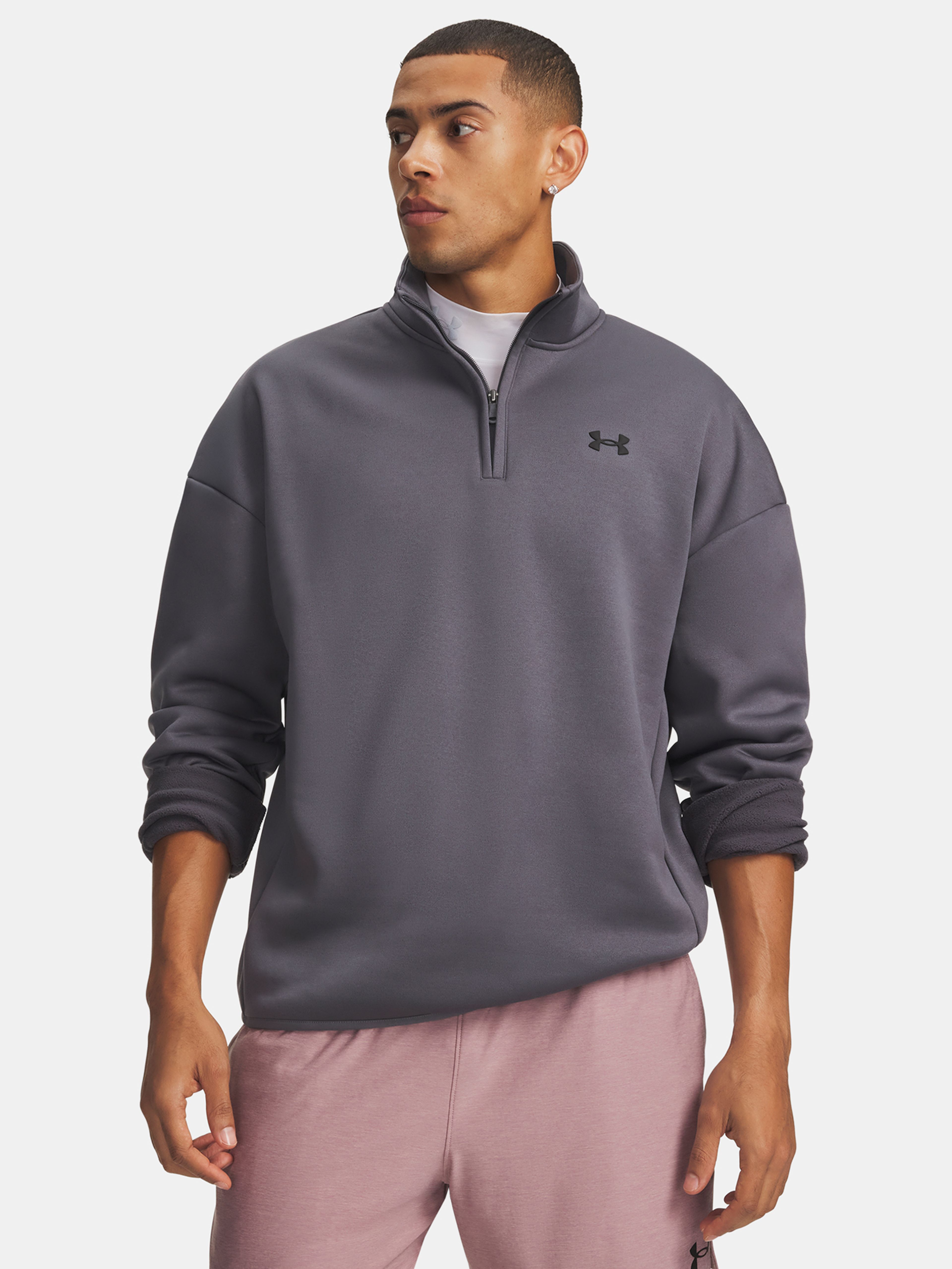 Vīriešu ikdienas džemperis Under Armour UA Armour Fleece 1/4 Zip - 001