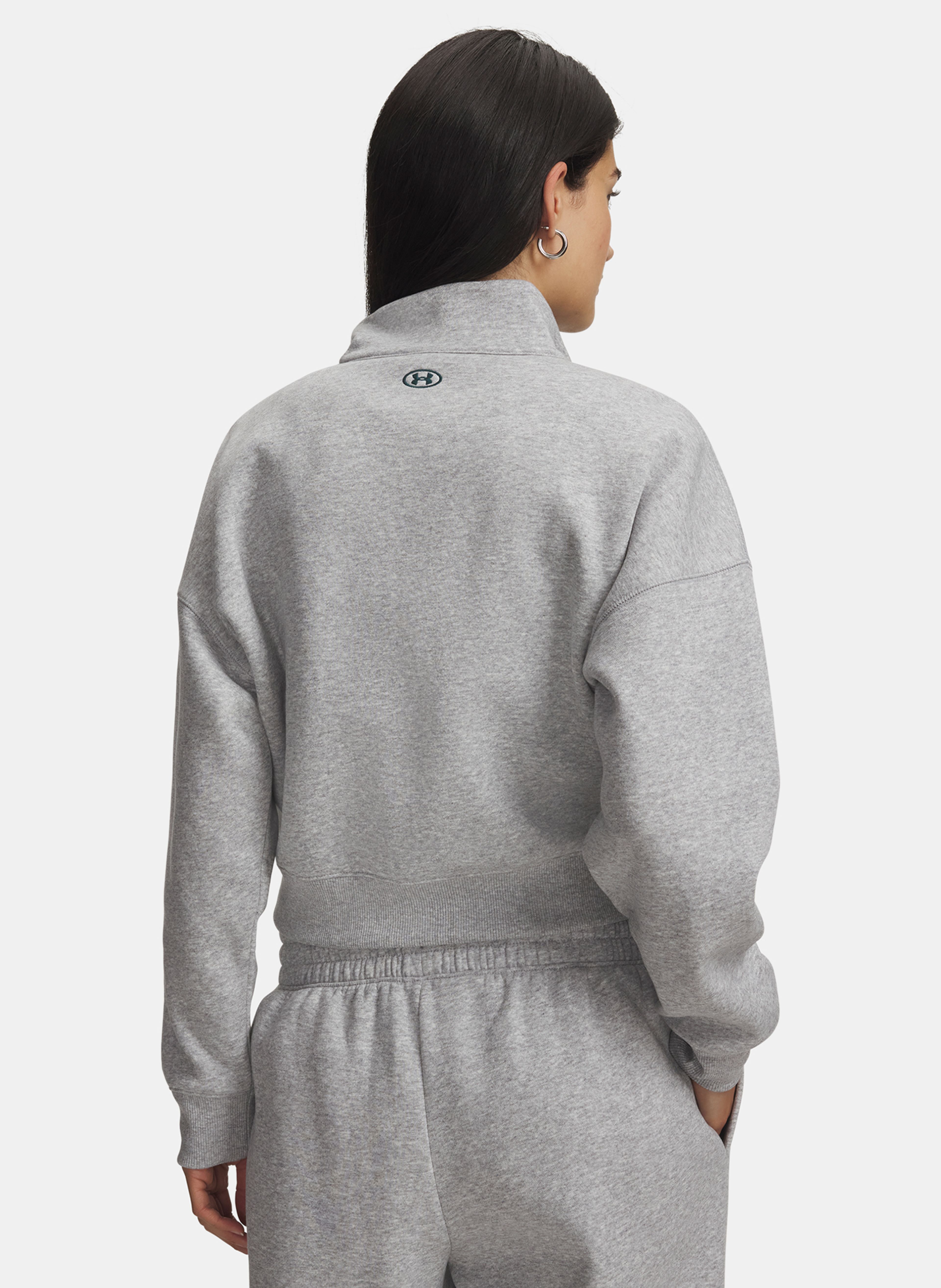Naiste dressipluus Under Armour RIVAL FLEECE VARSITY HZ - 002