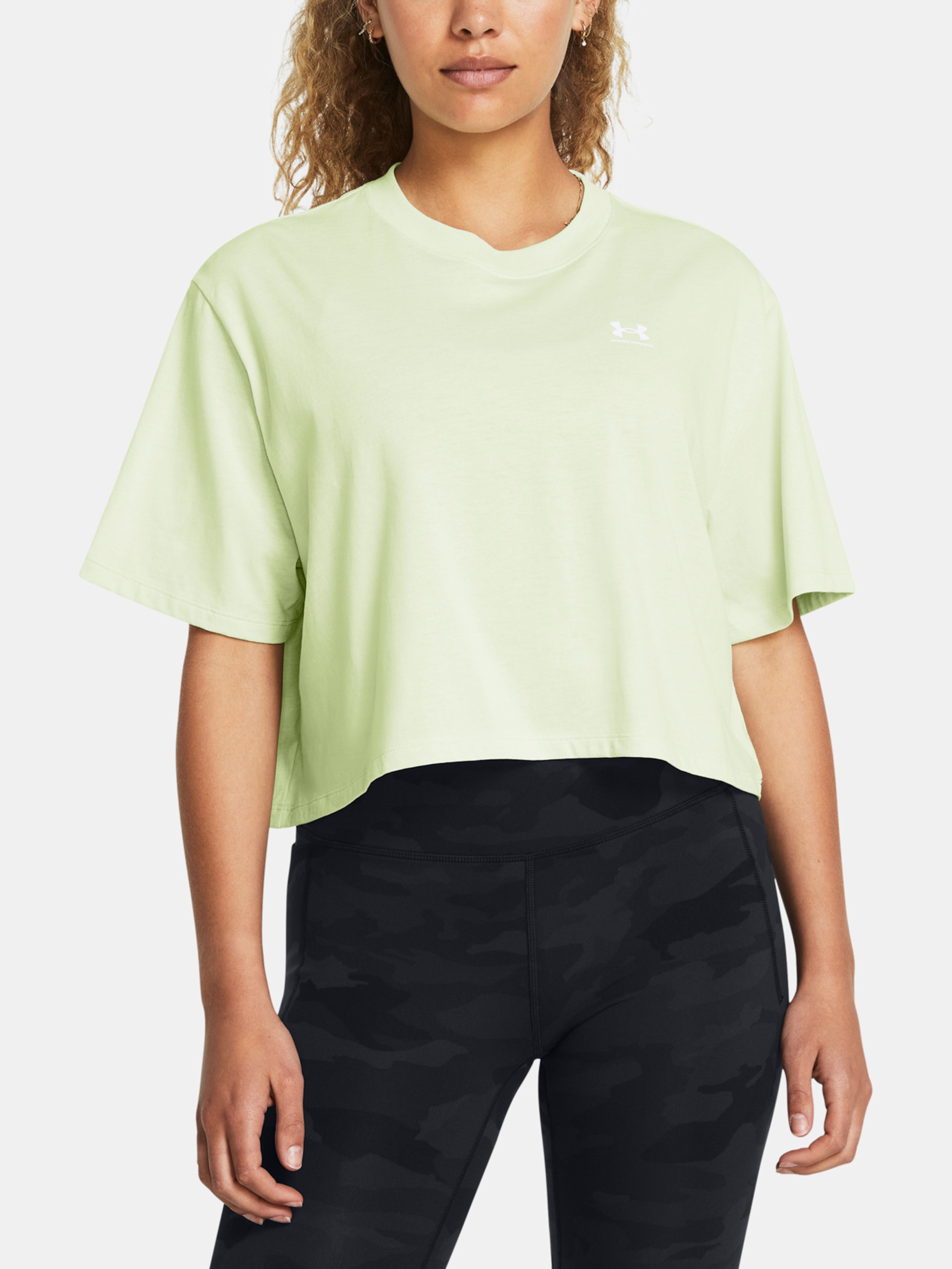 Ženska majica Under Armour UA W BOXY CROP LOGO SS