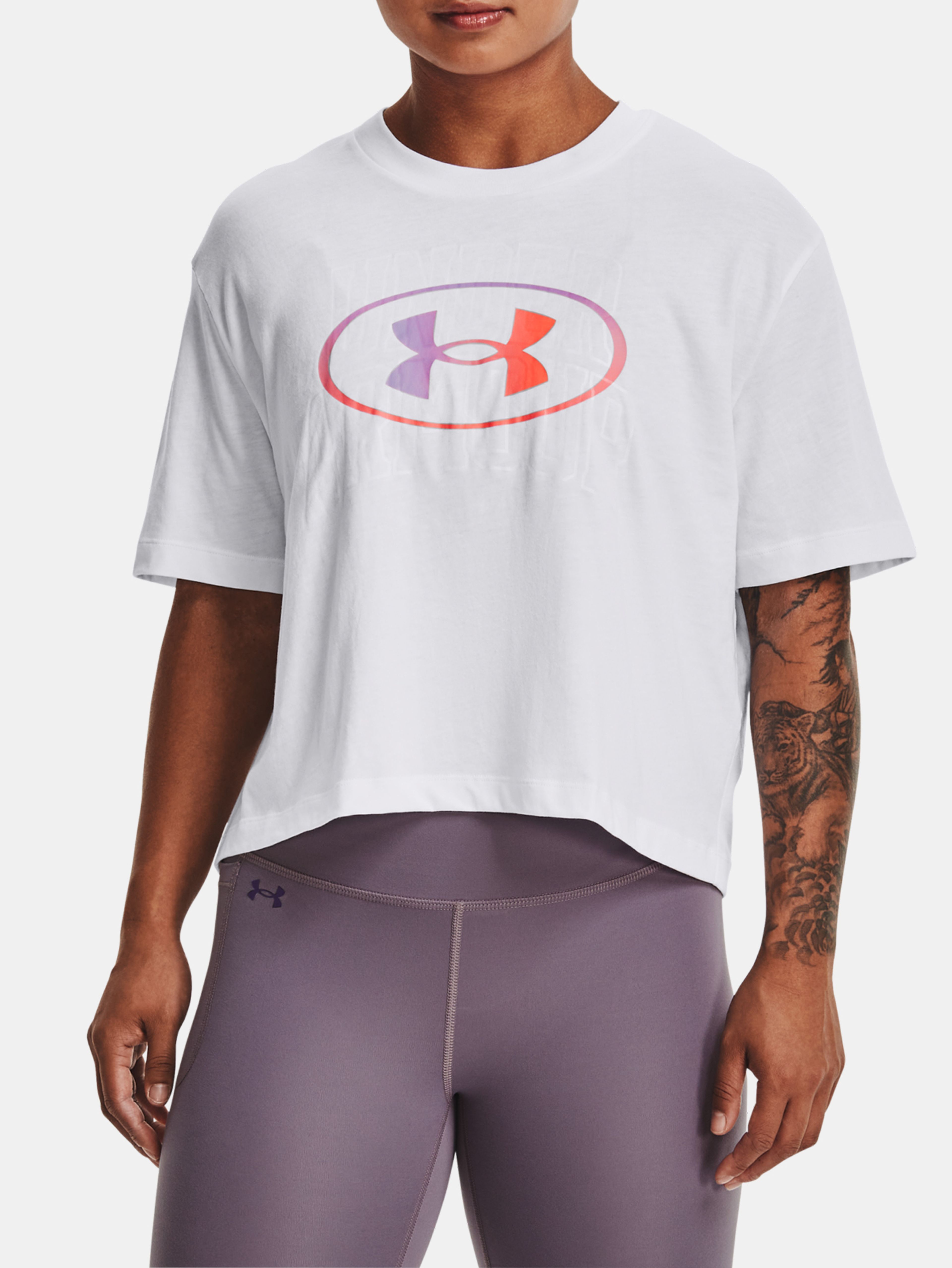 Női póló Under Armour Live Novelty SS