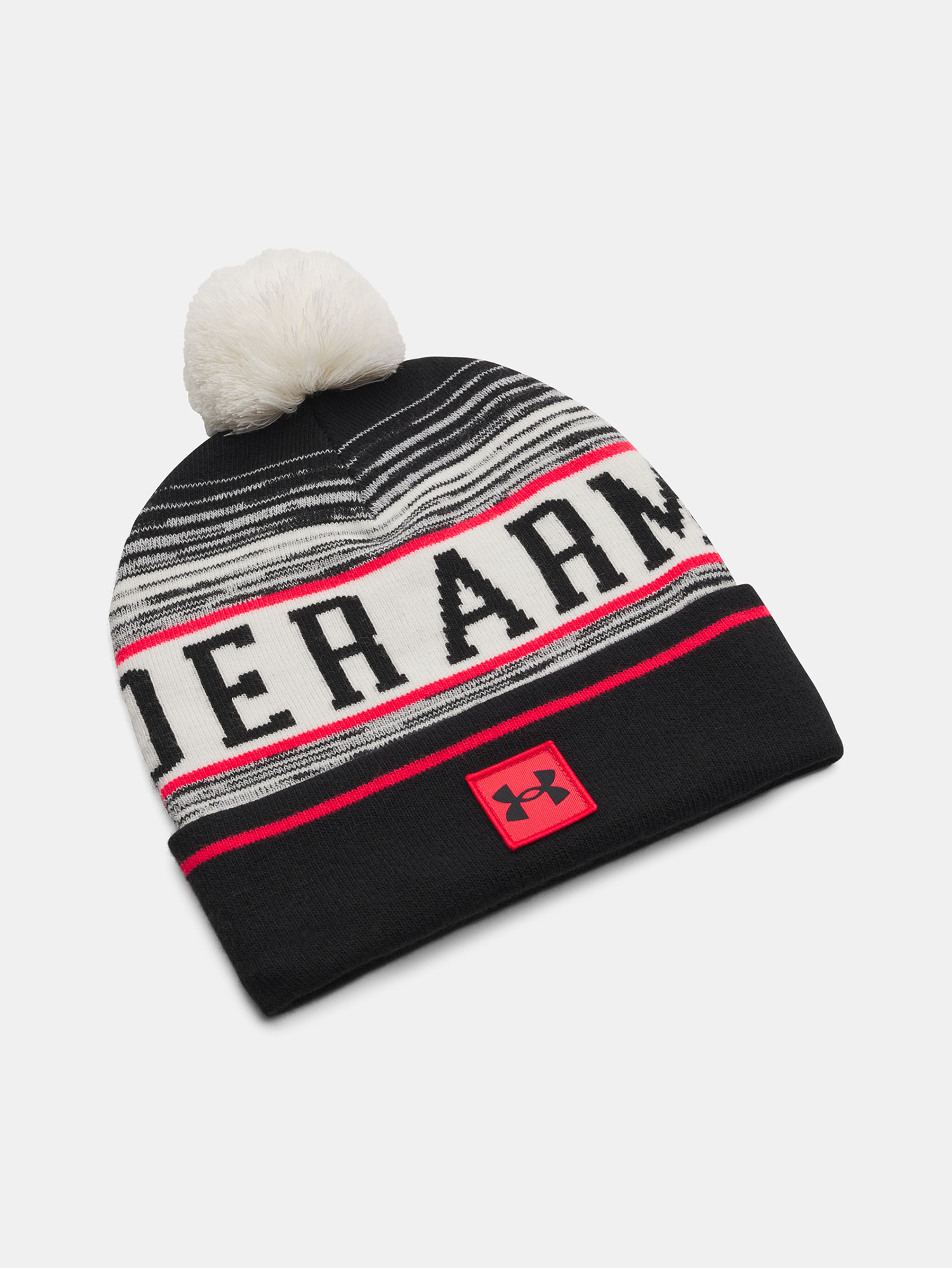 Pánská čepice Under Armour M Halftime Pom Beanie-BRN