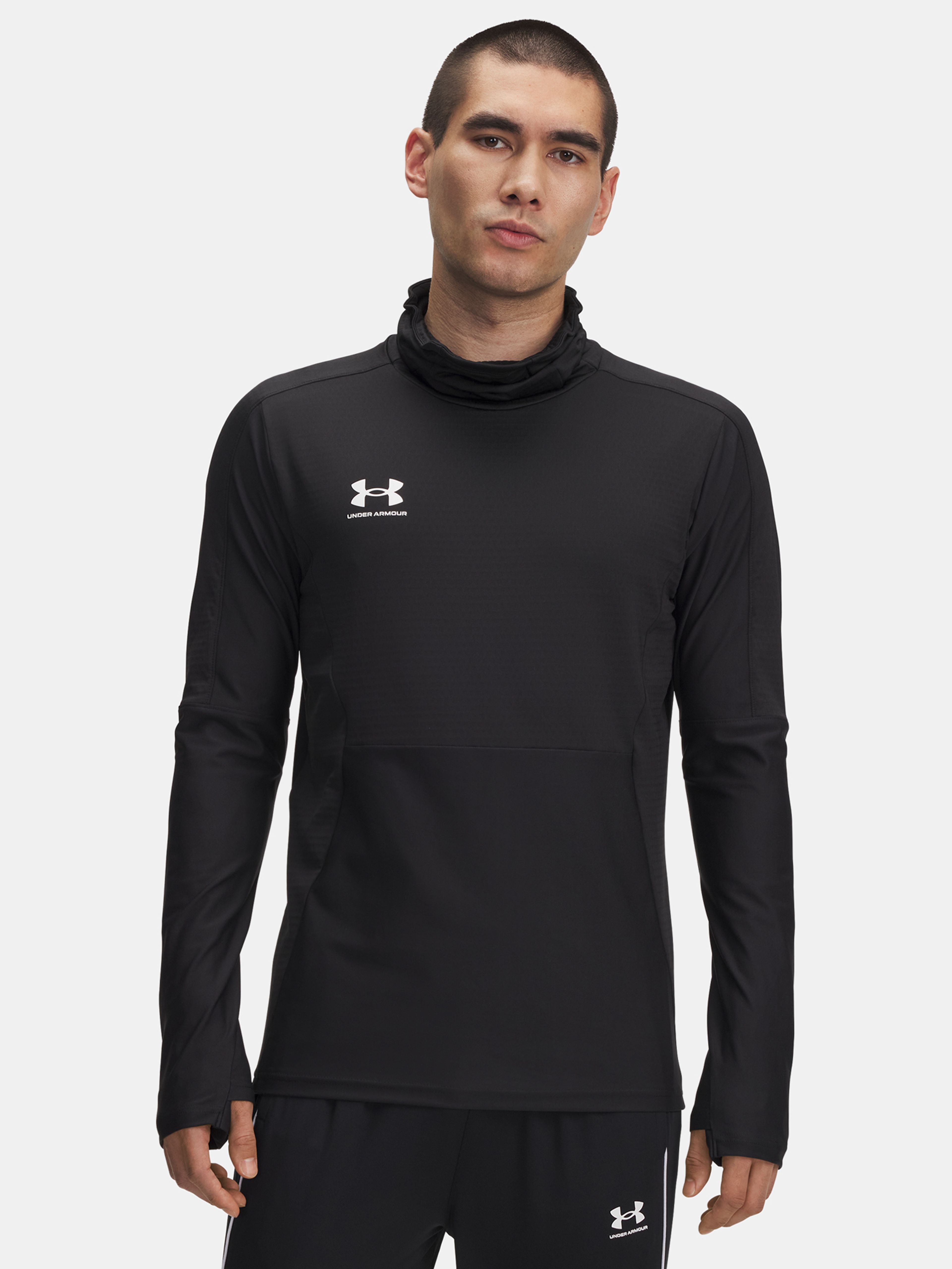 Pánske tričko Under Armour UA M Challenger Pro Wintr LS-BLK