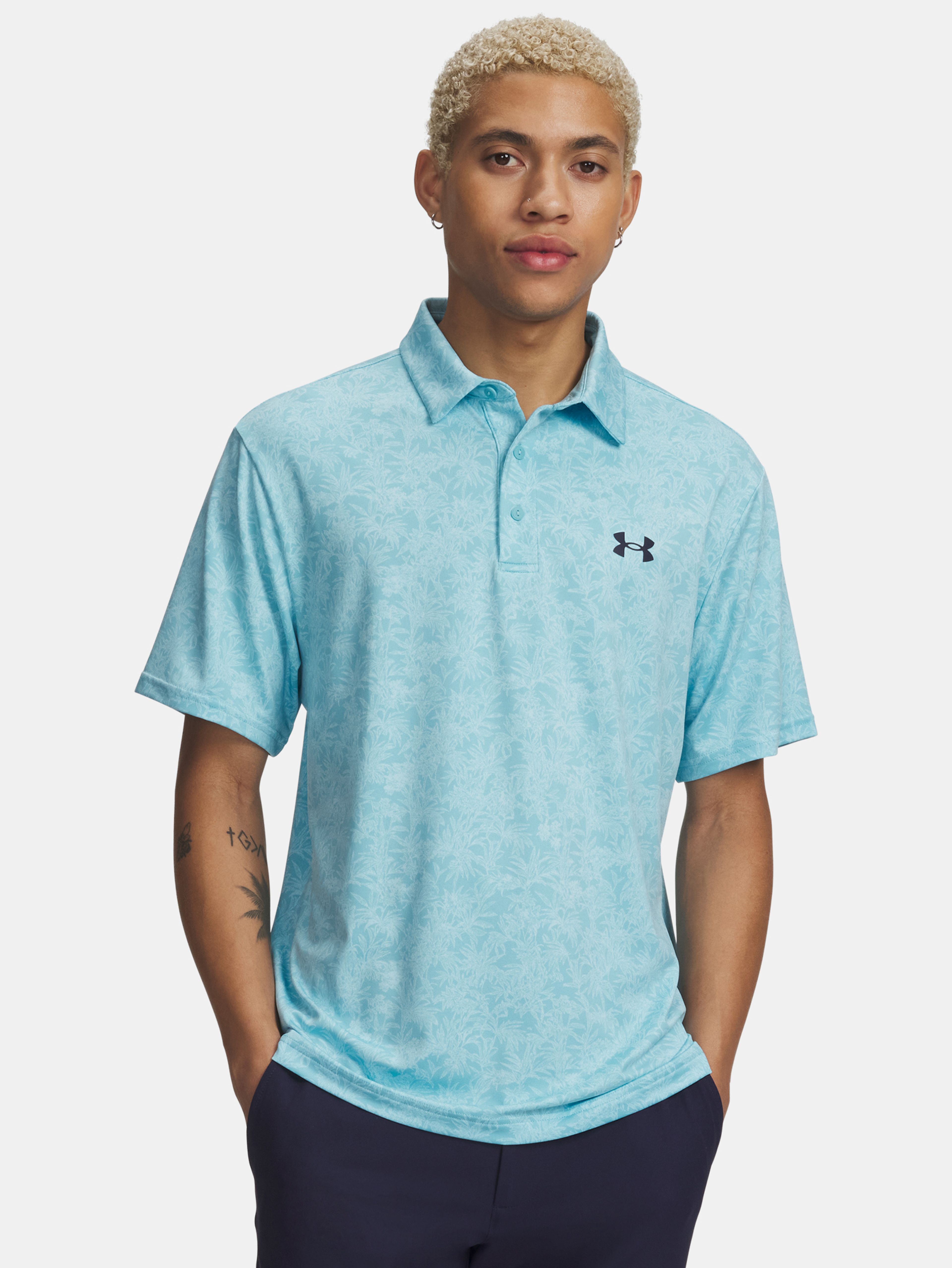 Moška majica Under Armour UA Playoff 3.0 Printed Polo-BLU