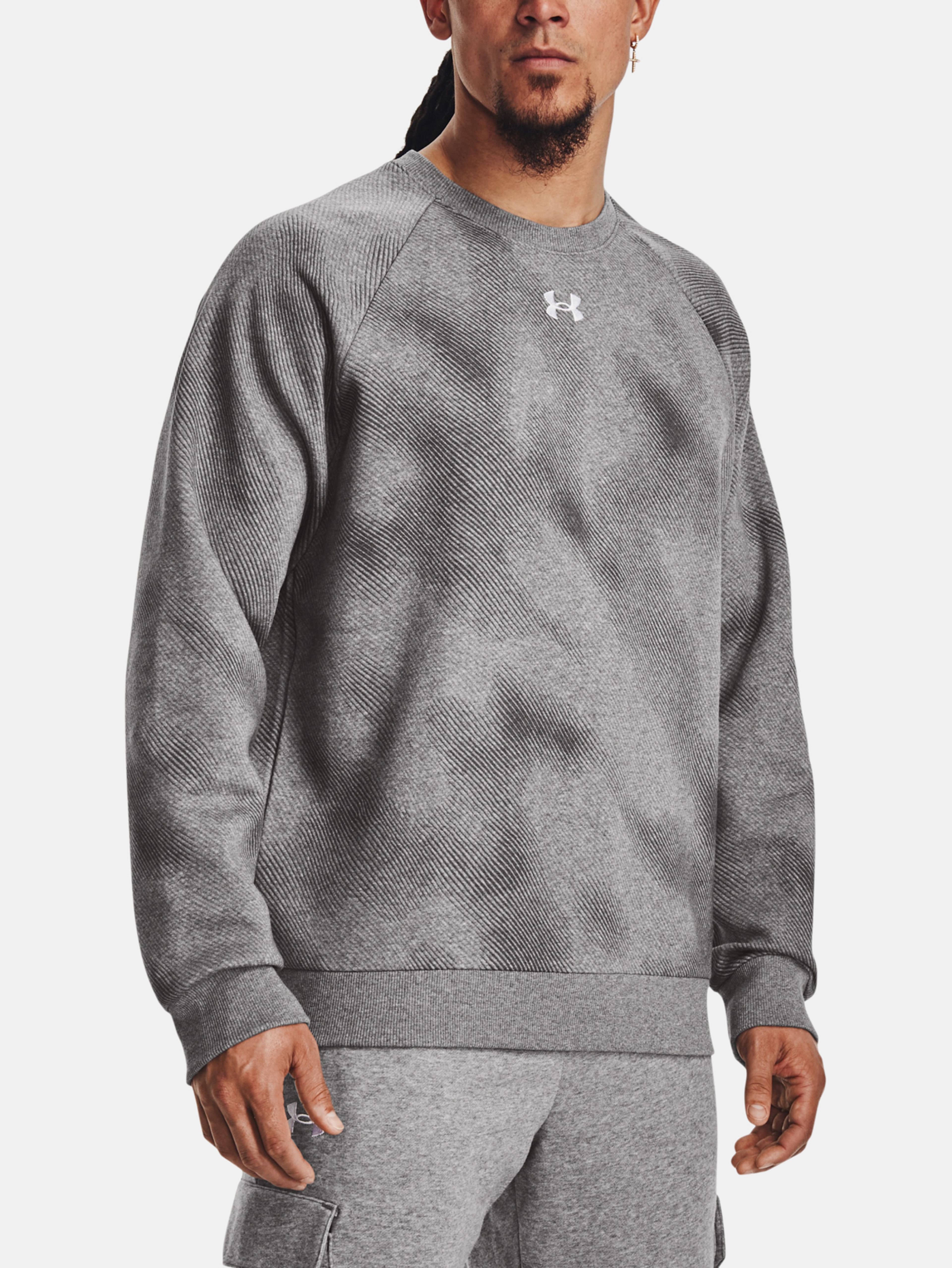 Férfi felső Under Armour UA Rival Fleece Printed Crew